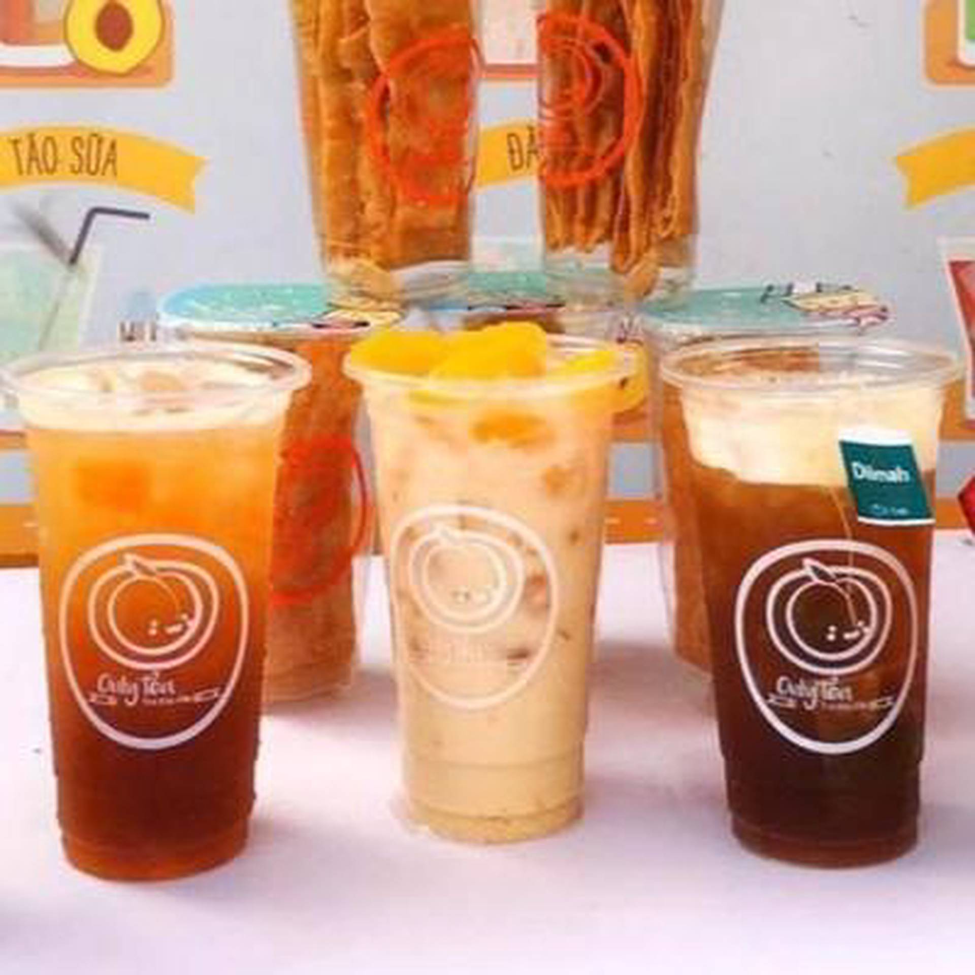 Hình ảnh Trà Đào Dầm Only Tea - Cách Mạng Tháng Tám