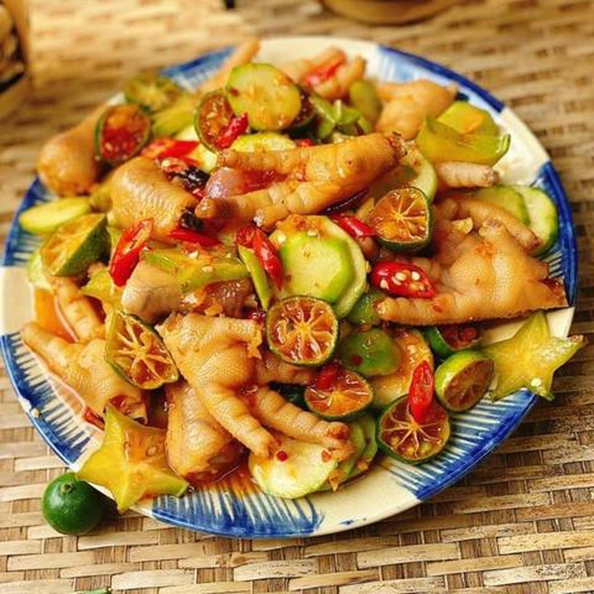 Hình ảnh Ăn Vặt Cá Viên Chiên - Bánh Tráng Trộn - Đường Số 77