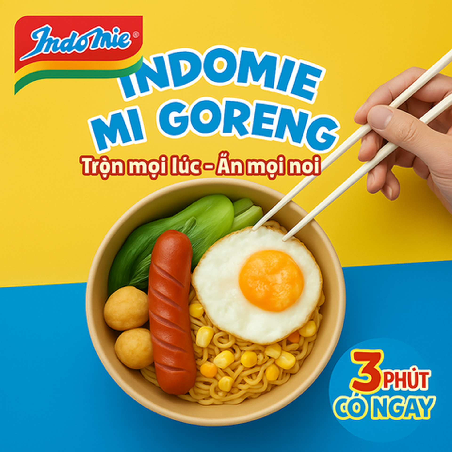 Hình ảnh Trụng Là Trộn - Mì Trộn Indomie, Nui Xào Bò & Mì Xào Bò - Bến Bình Đông