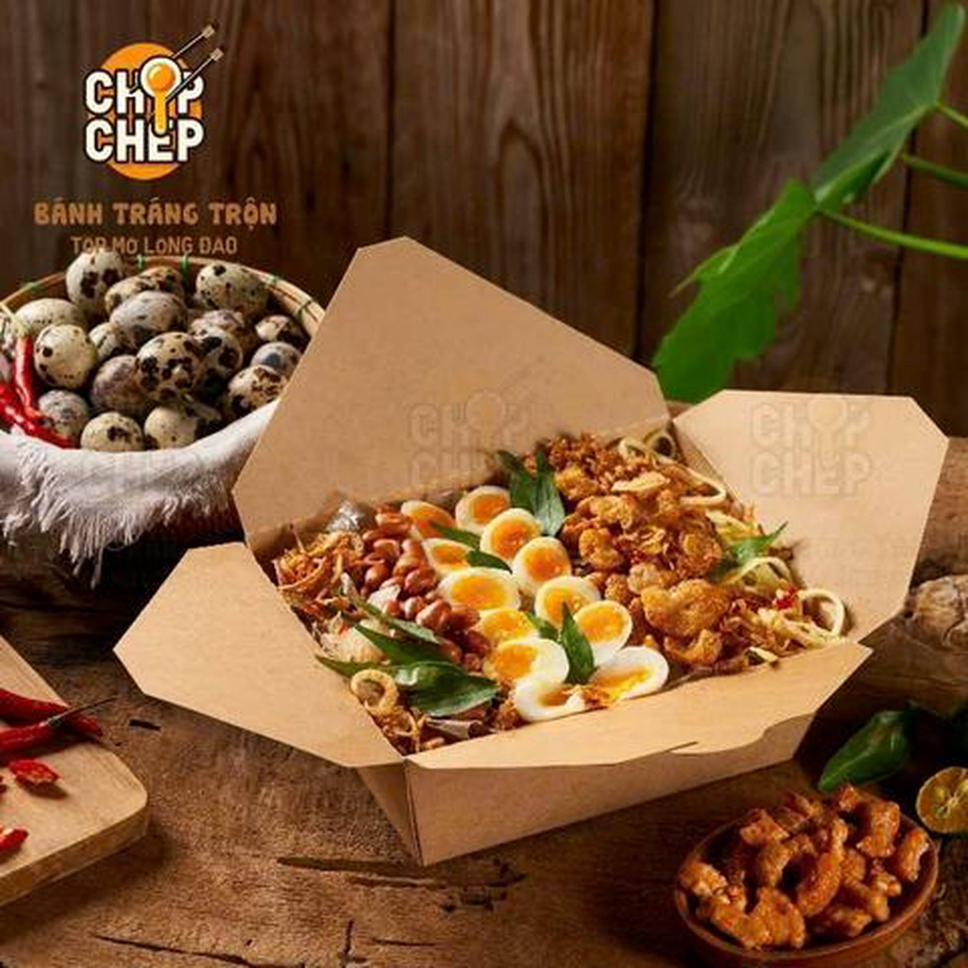 Hình ảnh Chóp Chép - Bánh Tráng Trộn Tóp Mỡ Lòng Đào - Lê Lai