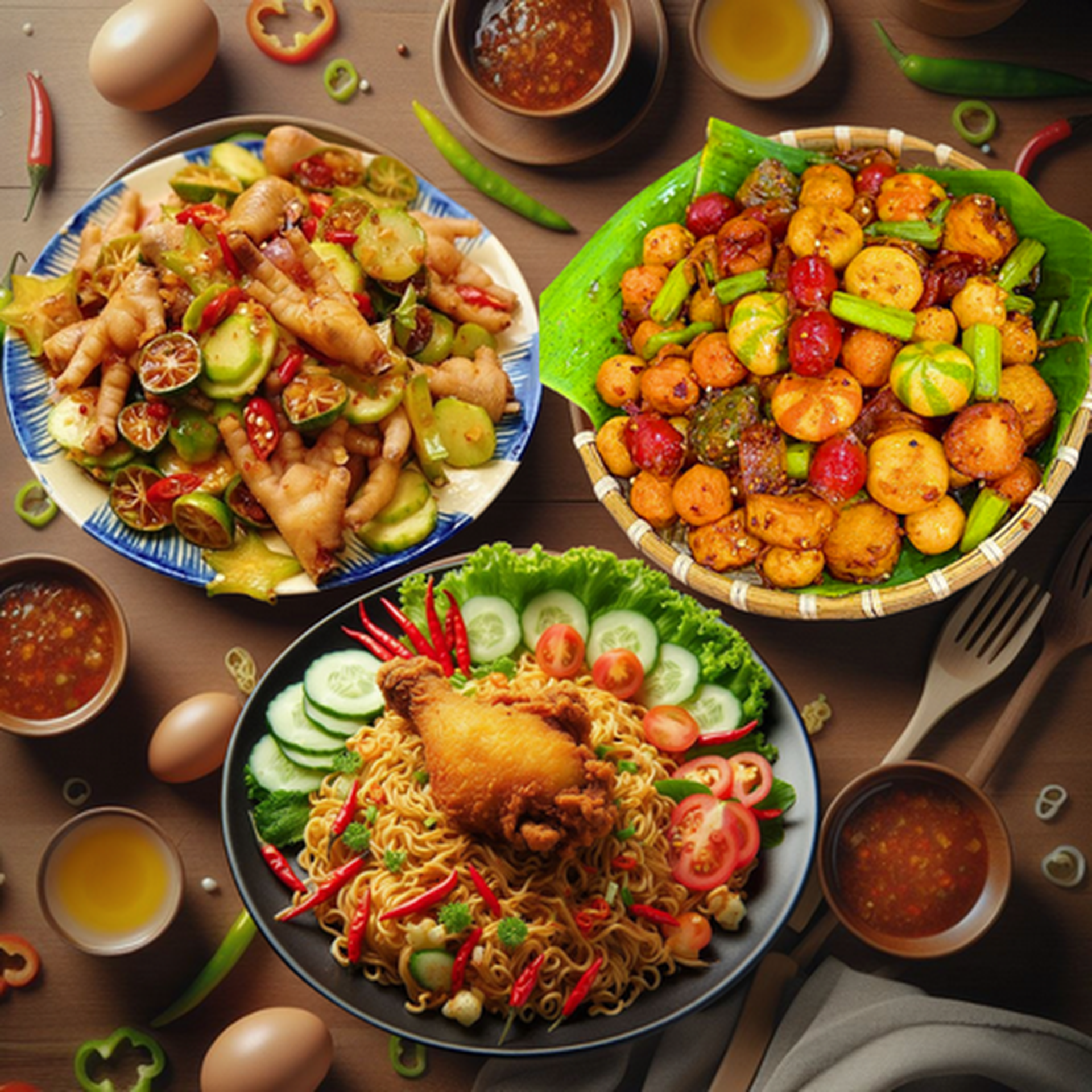 Hình ảnh Anna Food - Mì Trộn, Chân Gà Sốt Thái & Cá Viên Chiên - Hòa Hảo