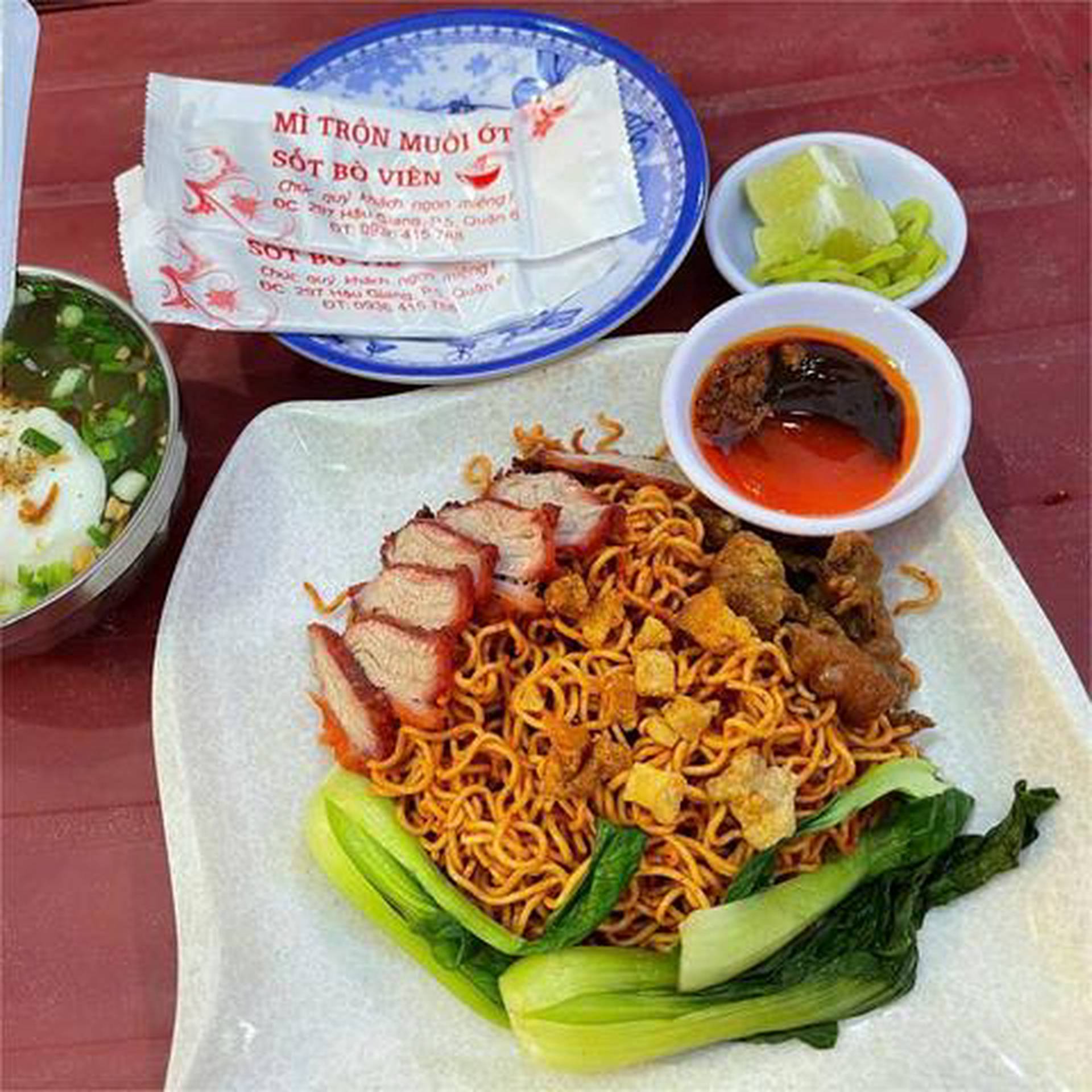 Hình ảnh 2 Liễu - Mì Trộn Muối Ớt Sốt Bò Viên - Hậu Giang