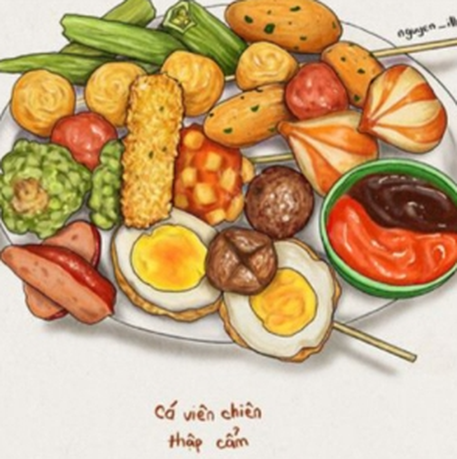 Hình ảnh Cá Viên Nước Mắm & Mì Xào - Âu Dương Lân