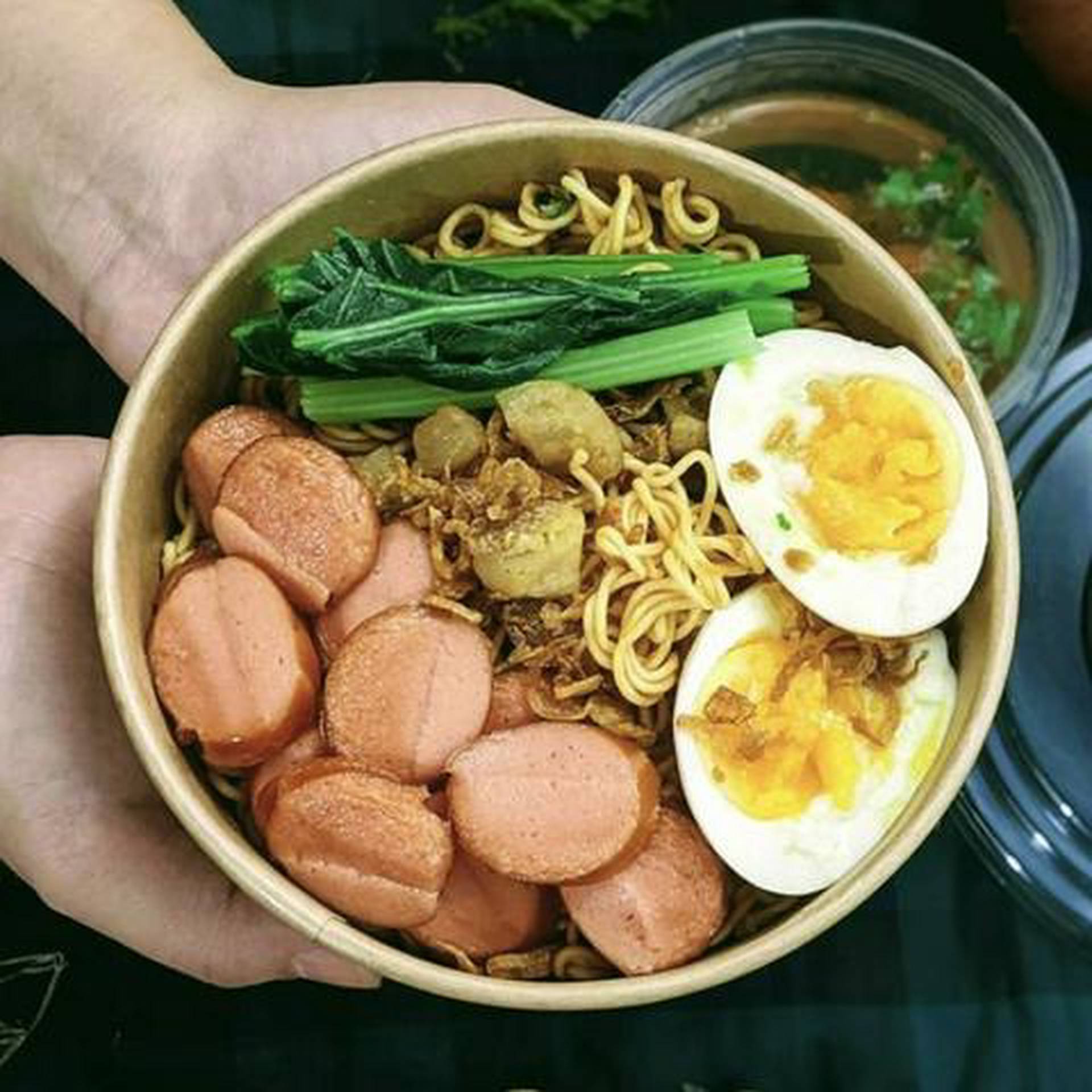Hình ảnh Ăn Chơi Ăn No Gì Cũng Có - Mì Trộn Hoành Thánh Khô & Há Cảo Dimsum - Lê Ngã