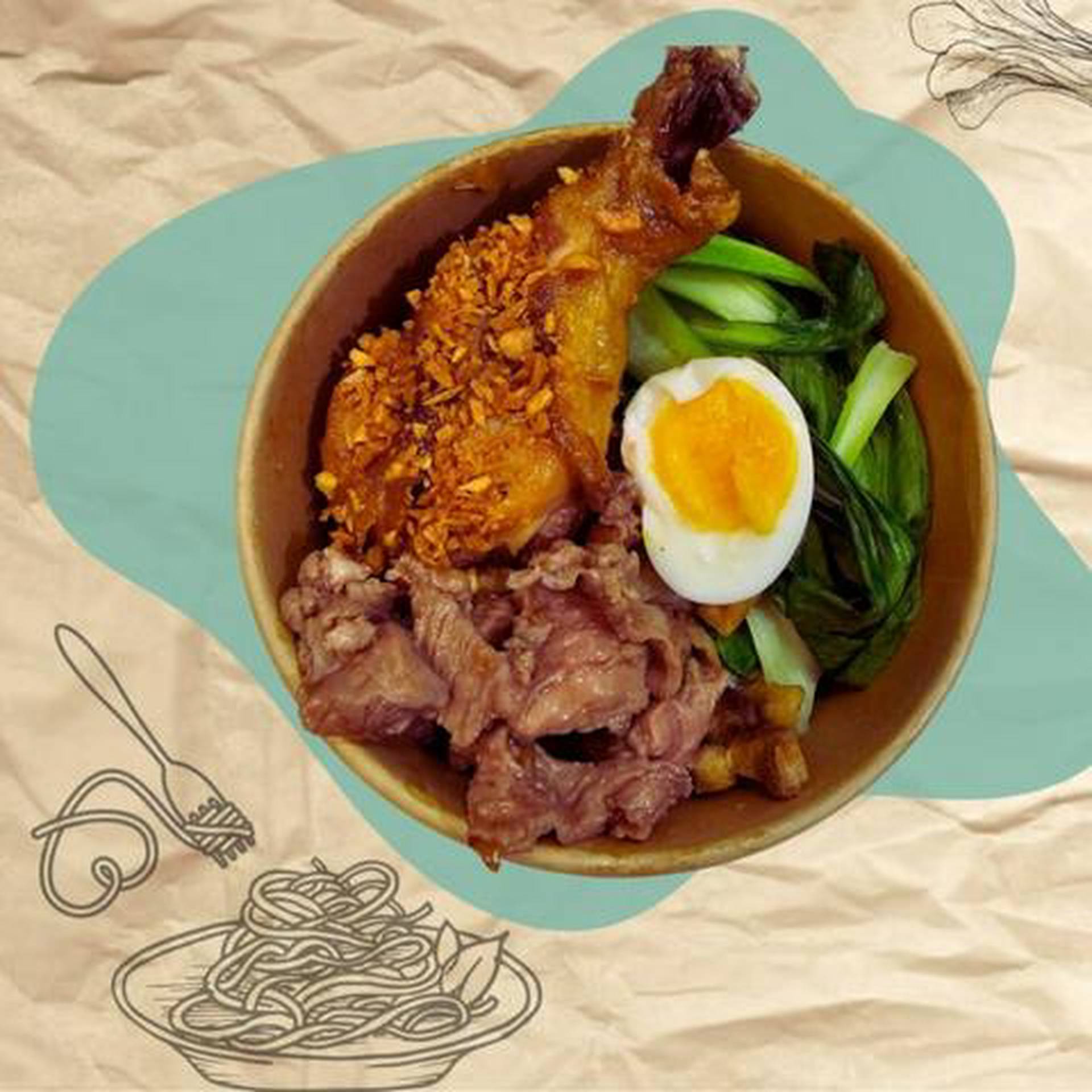 Hình ảnh Mì Trộn Tốp Mỡ Hiệp Đỉnh Ký - Dương Văn Dương