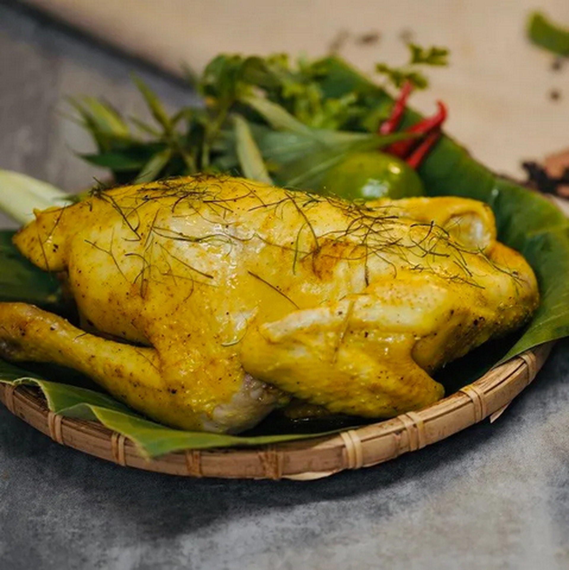 Hình ảnh Gà Hấp Muối Chanh Sả & Gà Ủ Muối Hoa Tiêu BILL FOOD - Quang Trung