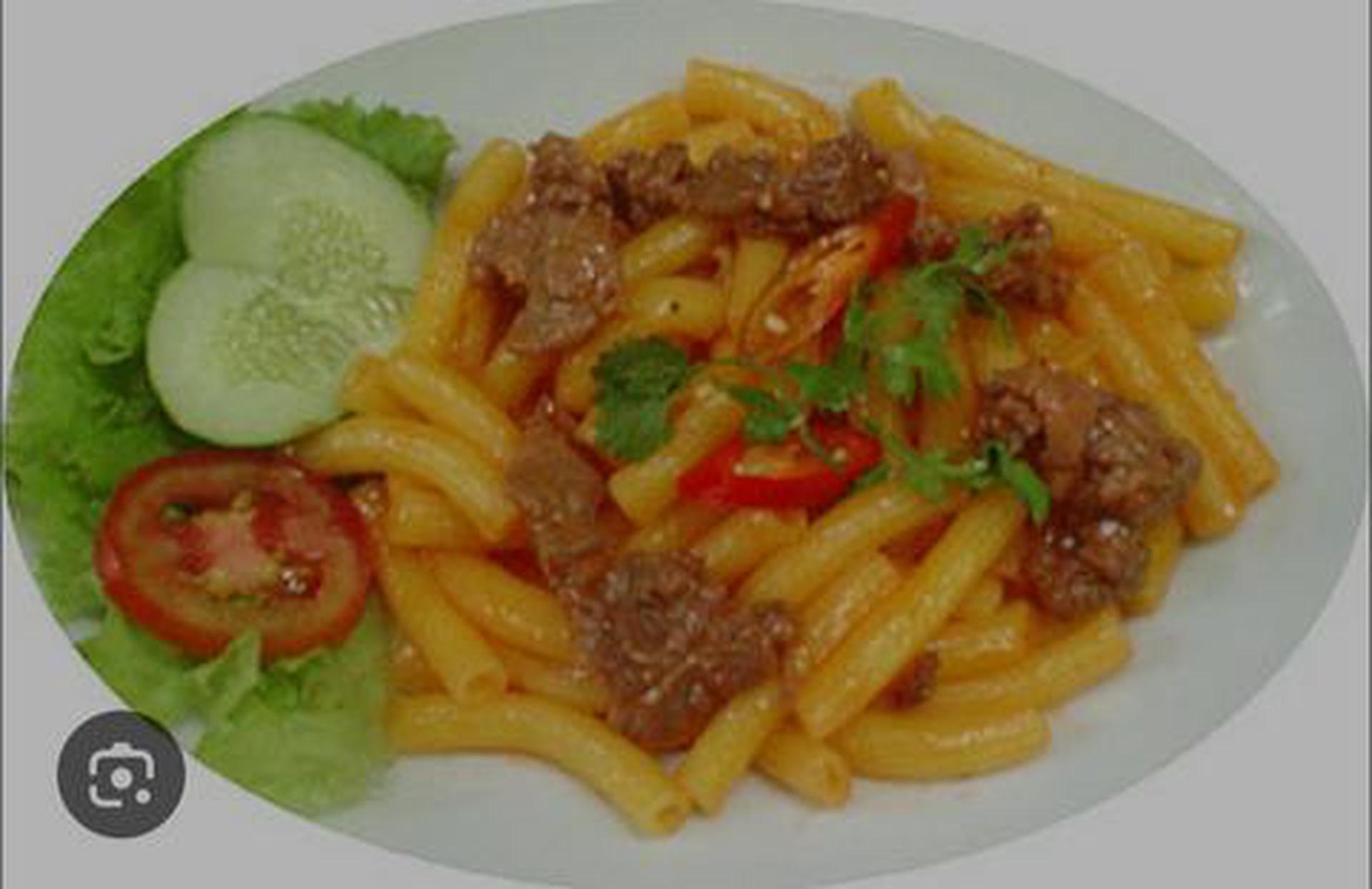 Hình ảnh Nui xào bò