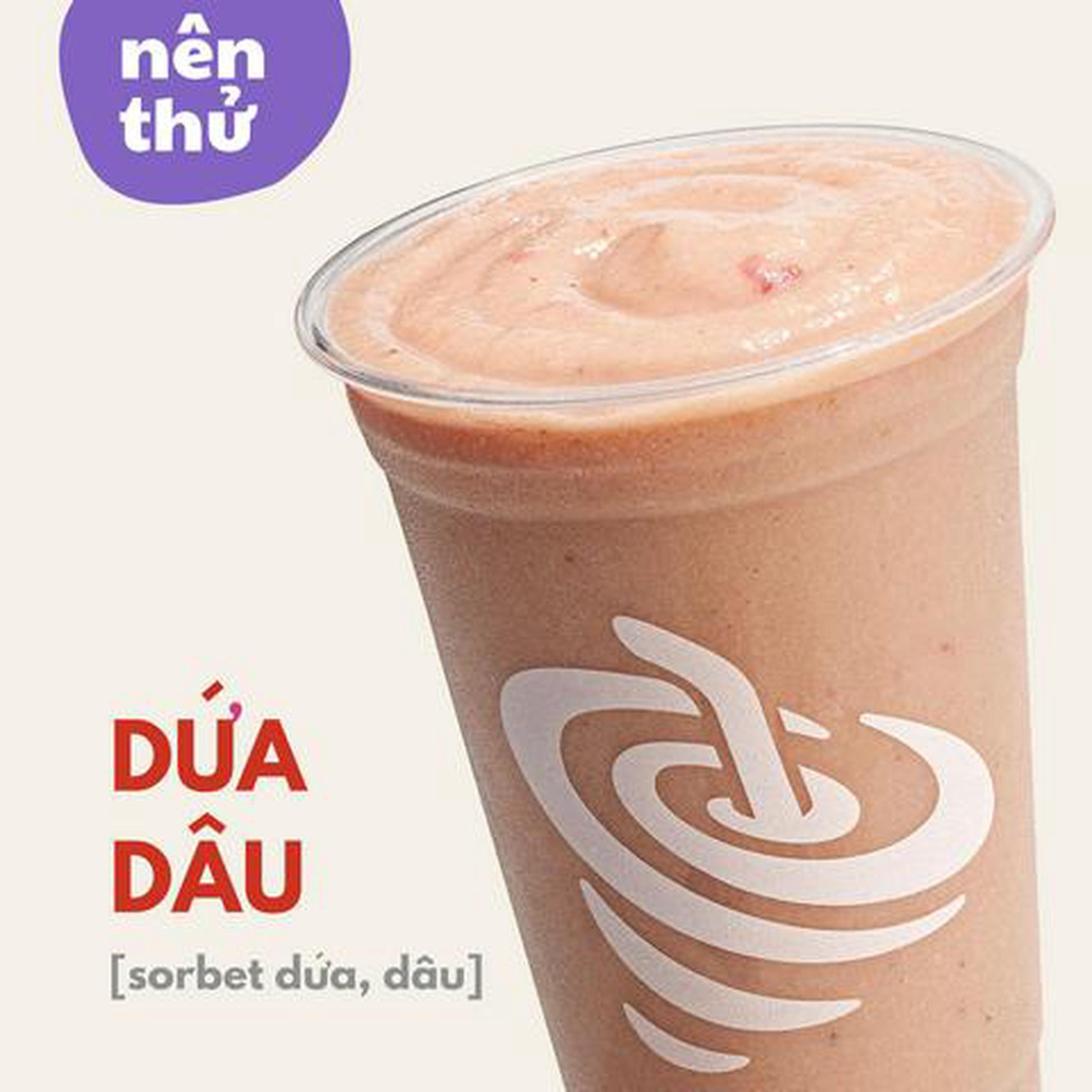 Hình ảnh Smoothie Dứa Dâu
