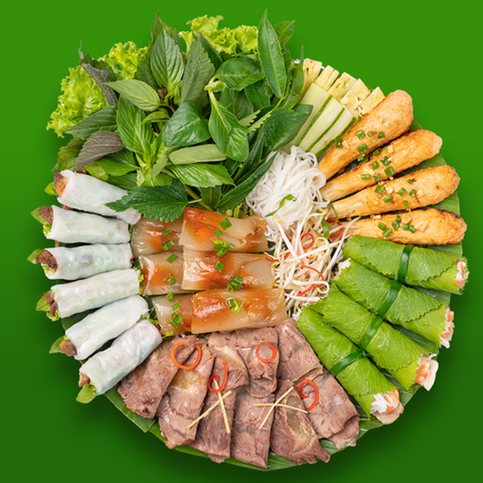 Hình ảnh Mâm cuốn thịnh soạn