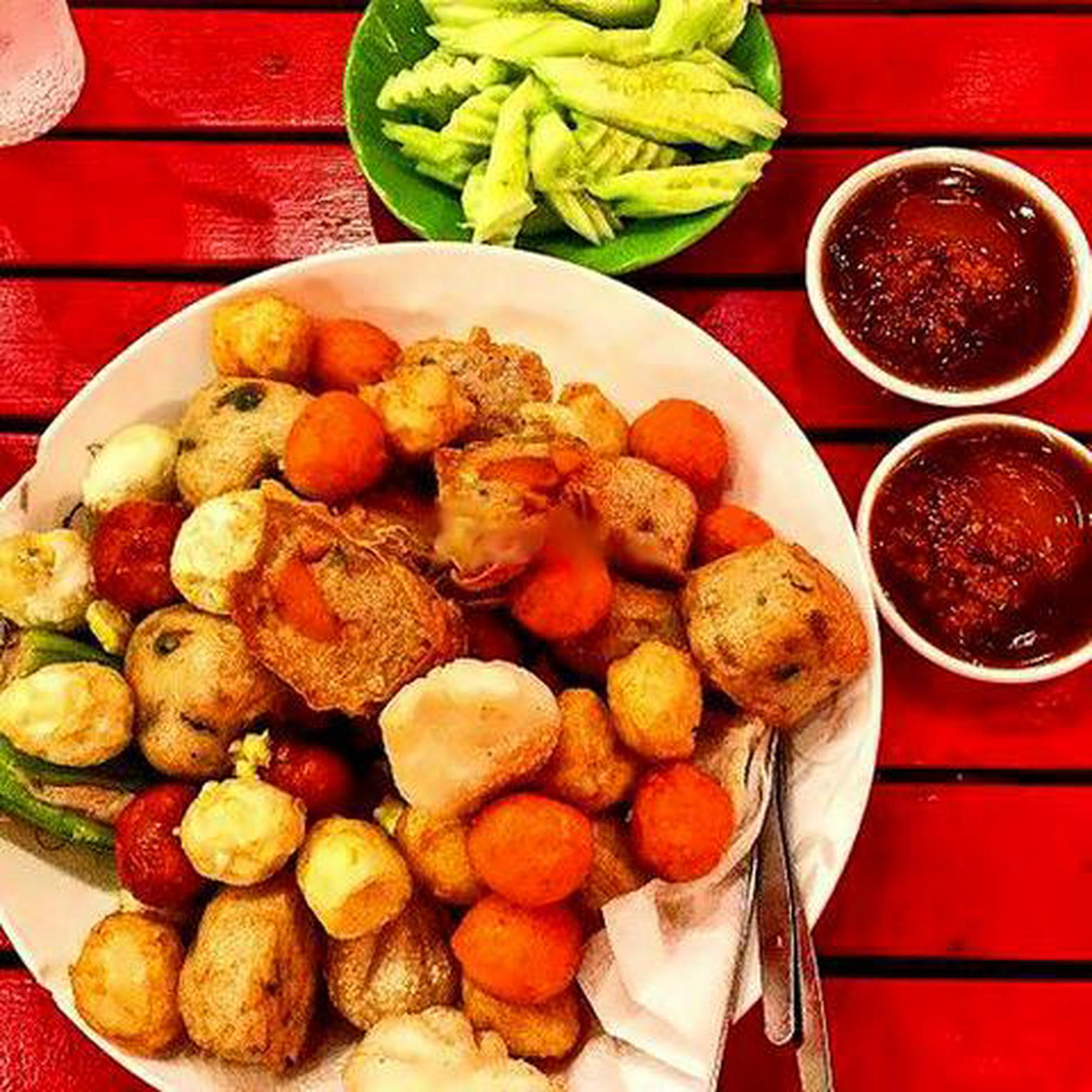 Hình ảnh Combo đồ chiên size nhỏ - 1 trà tắc