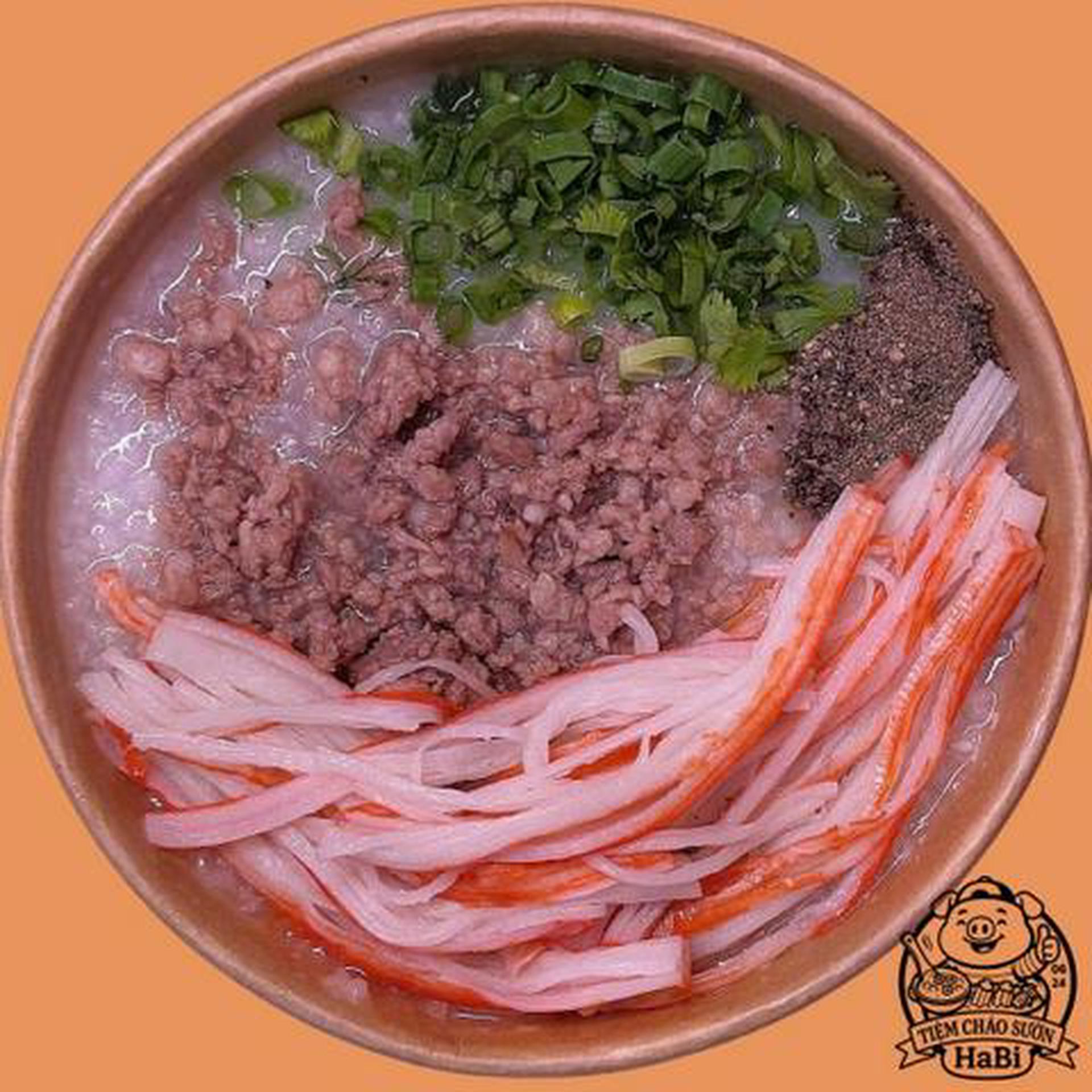 Hình ảnh Cháo thịt bằm thanh cua