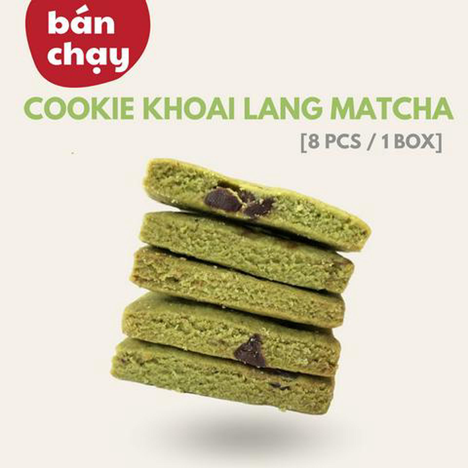Hình ảnh Cookie Khoai Lang Matcha (8pcs)