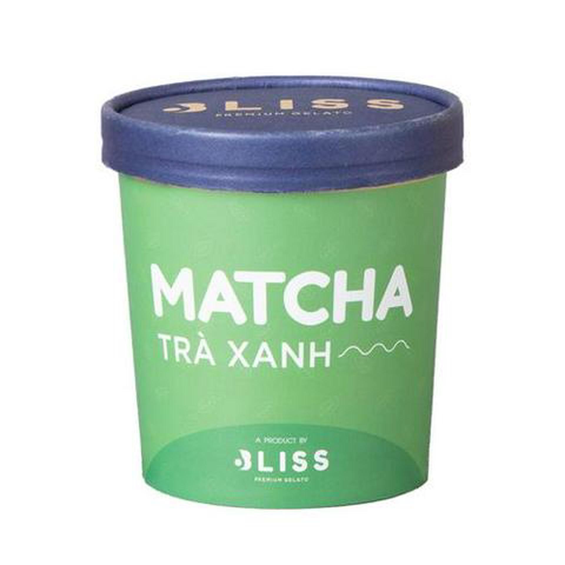 Hình ảnh Kem Trà Xanh Nhật 473ml Bliss Premium Gelato