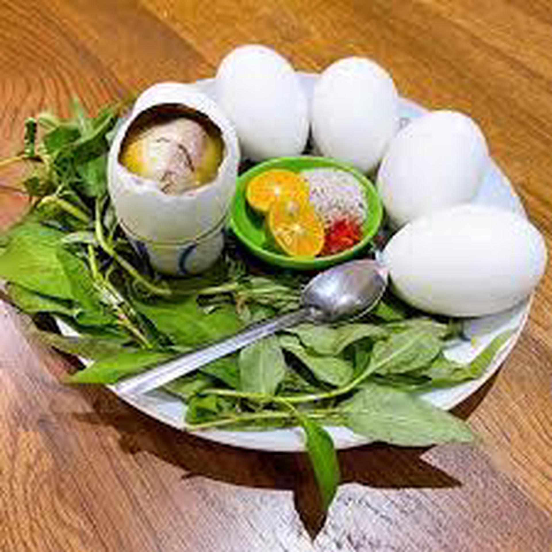 Hình ảnh Hột vịt lộn 2 trứng 