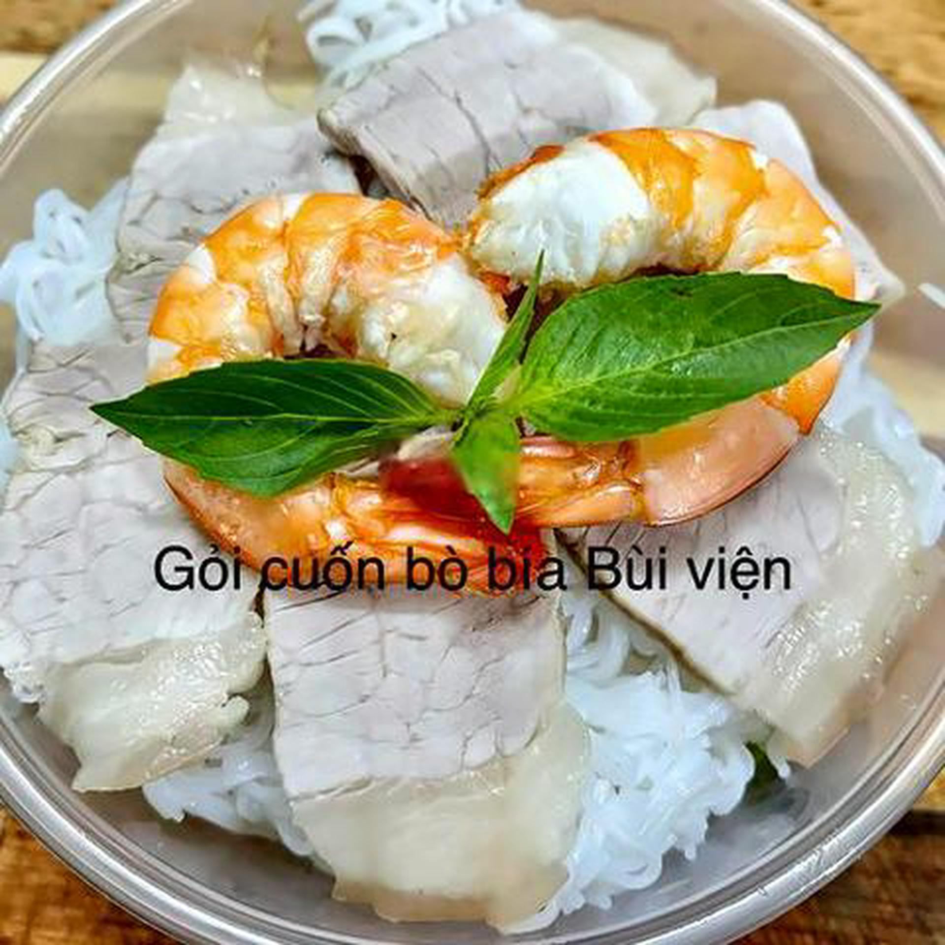 Hình ảnh Combo bún tôm thịt luộc - 1 chai nước sâm nhà nấu