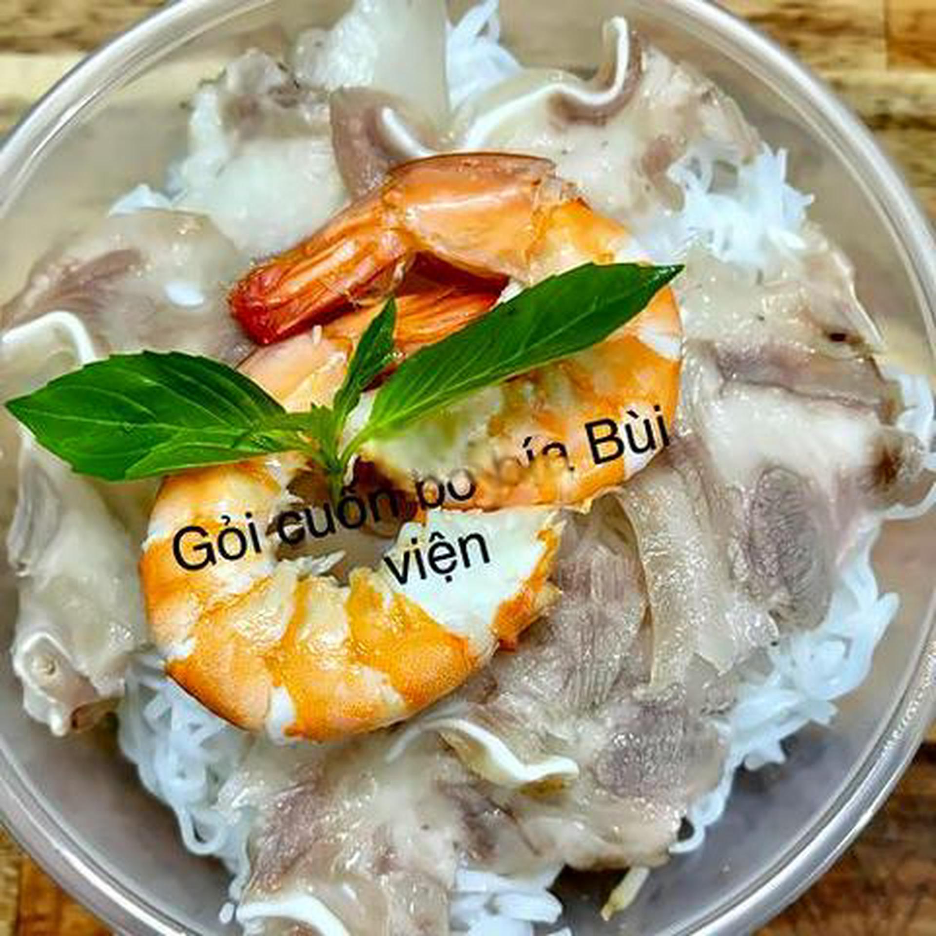 Hình ảnh Combo bún tai heo tôm - 1 chai nước sâm nhà nấu