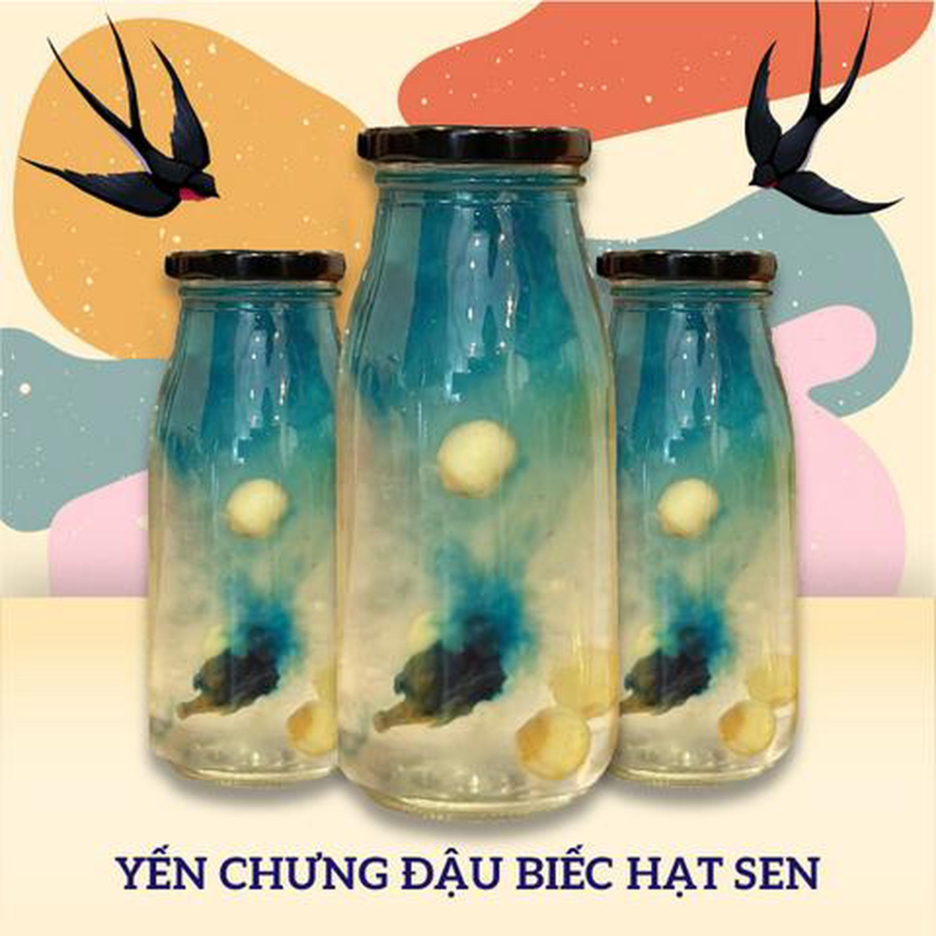Hình ảnh Yến chưng đậu biếc hạt sen 