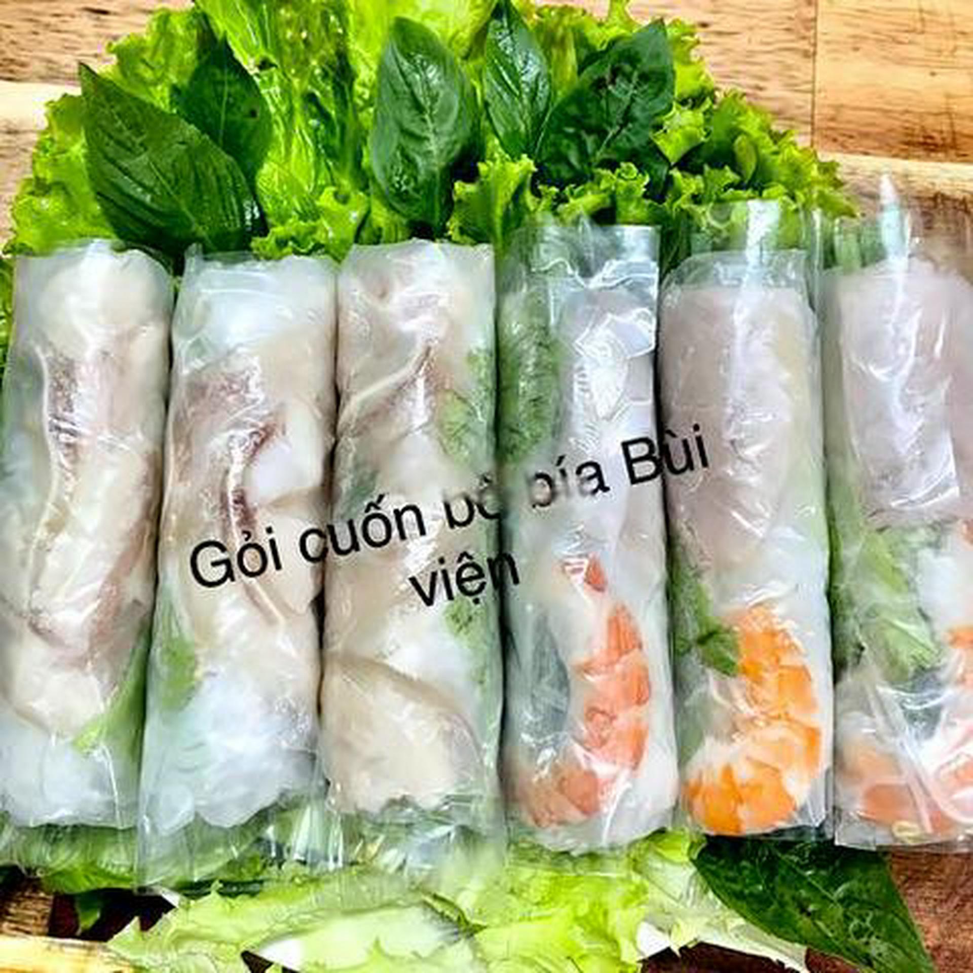 Hình ảnh ComBo 10 cuốn (5 cuốn tôm thịt) - (5 cuốn tai heo) - 1 chai nước sâm nhà nấu