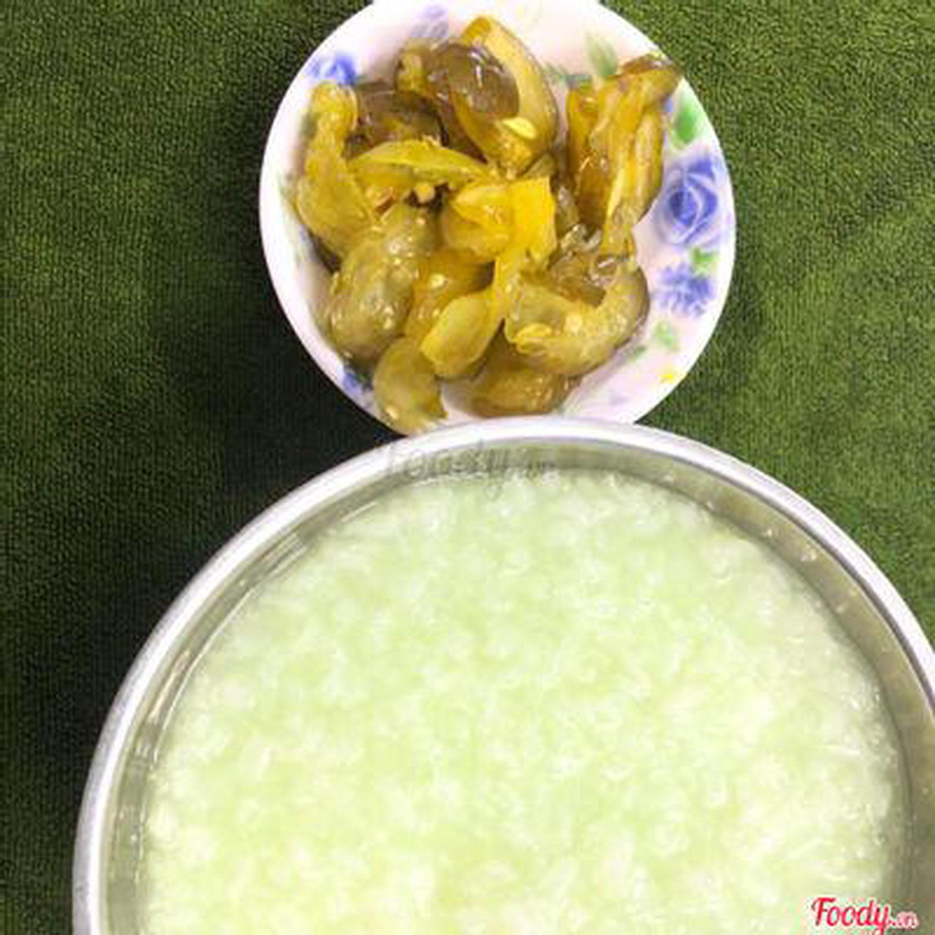Hình ảnh Cháo trắng - dưa muối