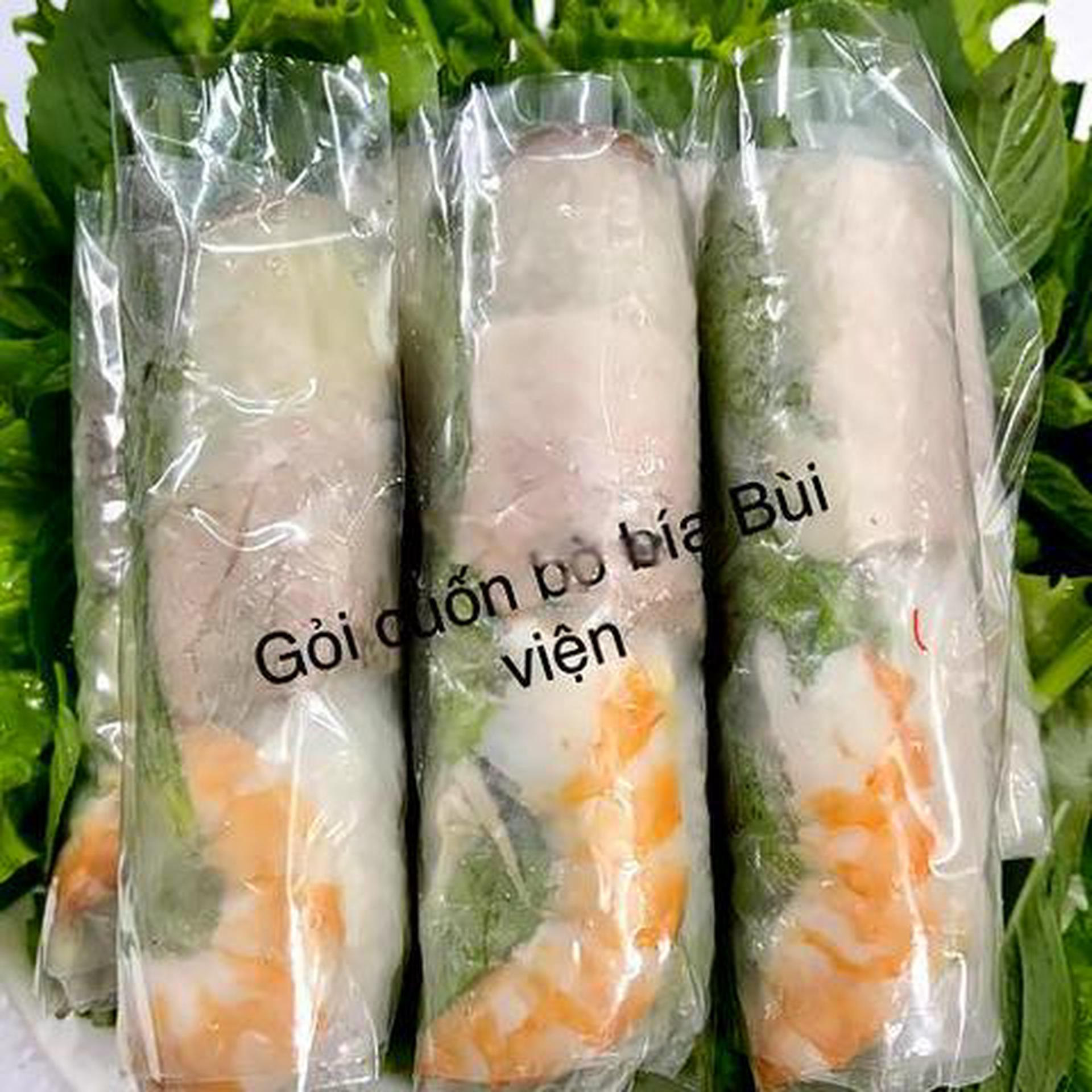 Hình ảnh ComBo 5 cuốn gỏi tôm thịt