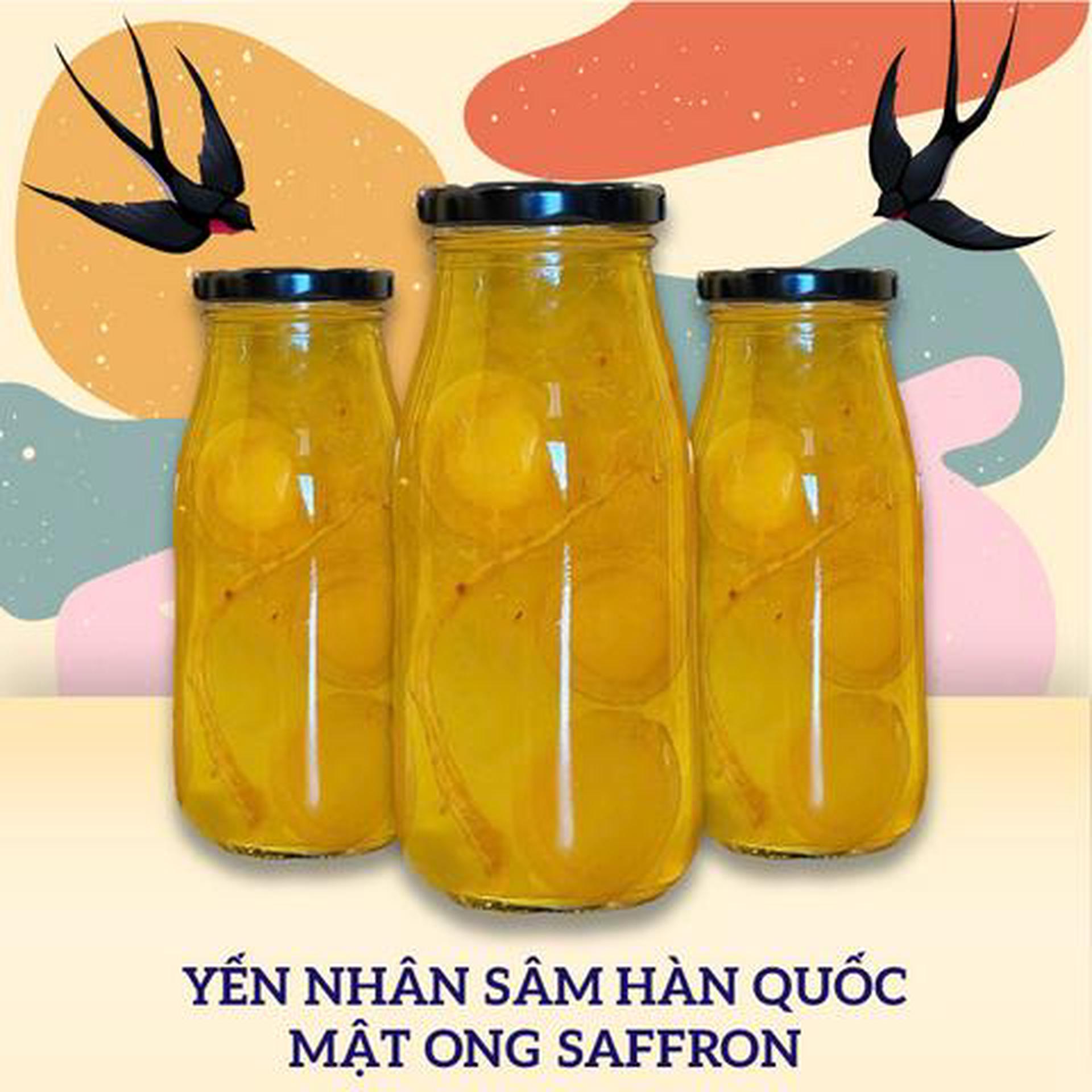 Hình ảnh Yến chưng nhân sâm tươi mật ong saffron 