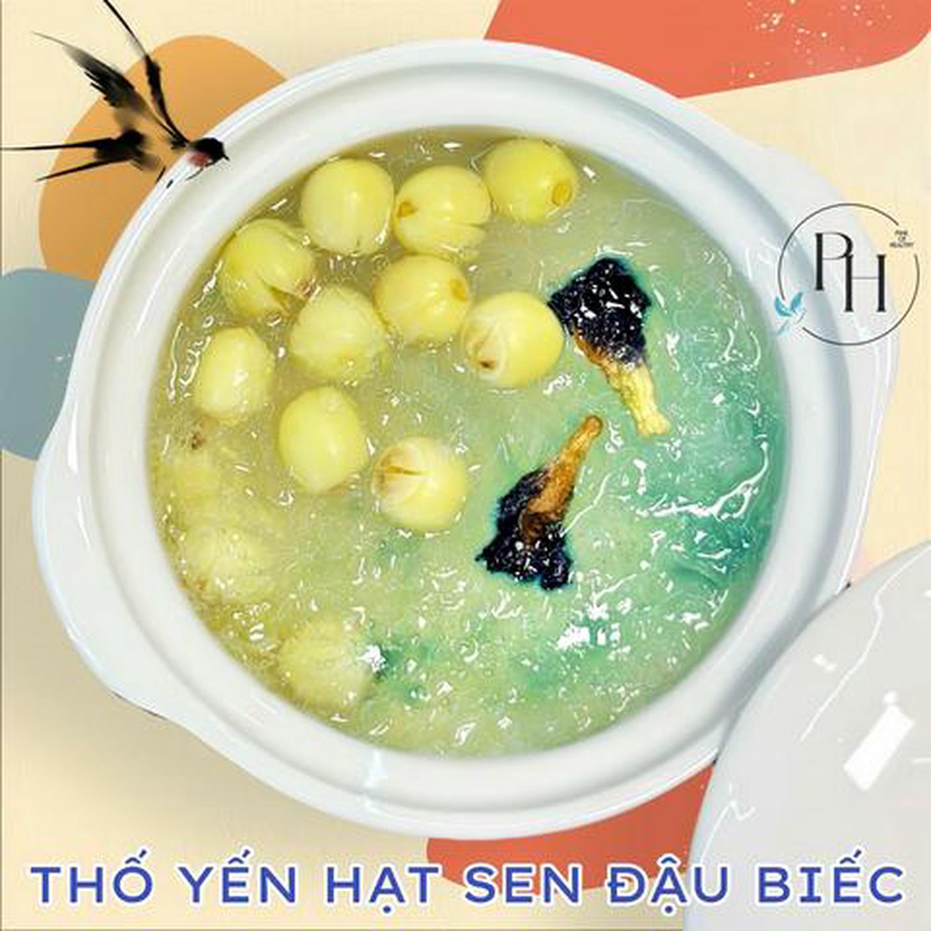 Hình ảnh Thố yến đậu biếc hạt sen