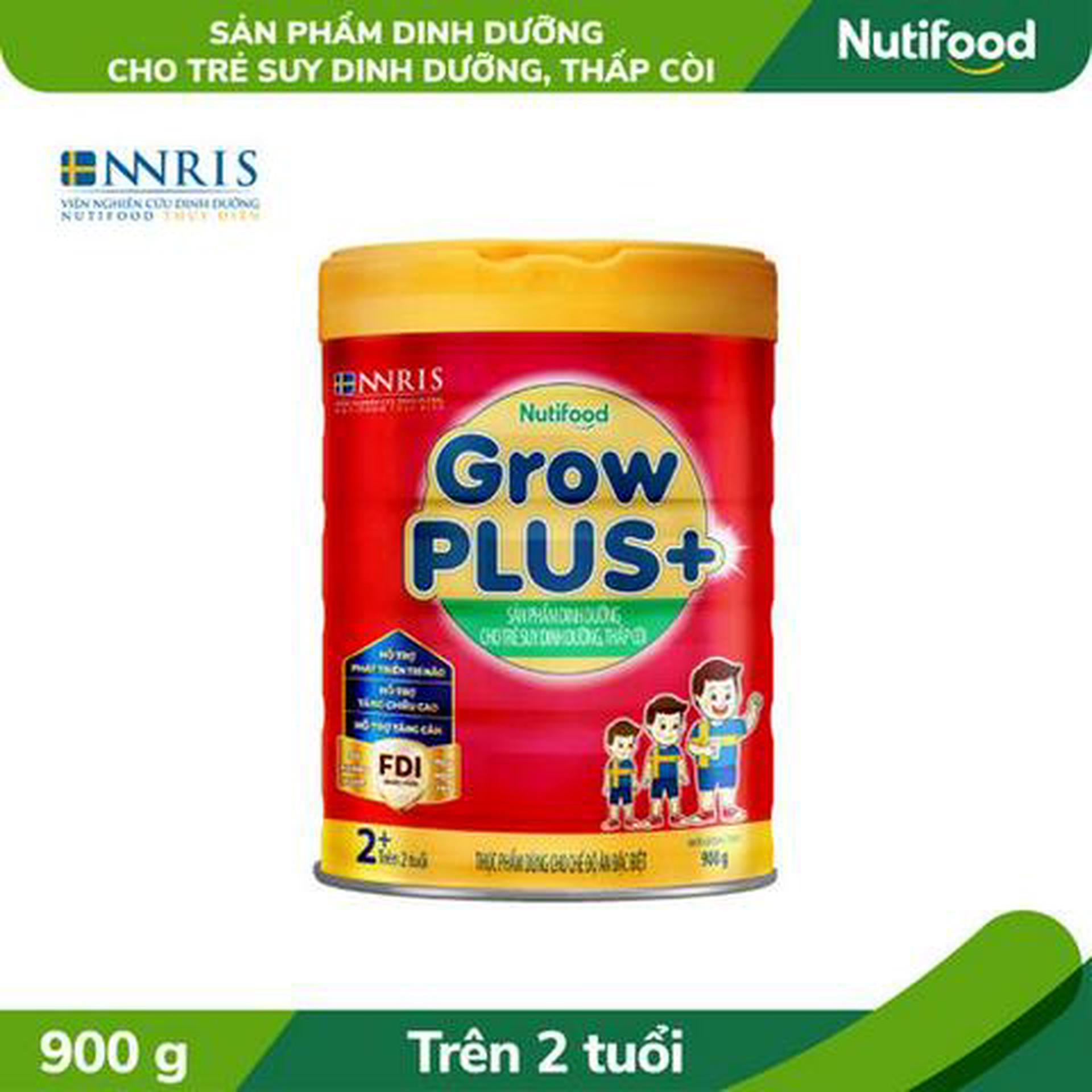 Hình ảnh Sữa Bột Nutifood GrowPLUS+ Suy Dinh Dưỡng trên 2 tuổi lon 900g