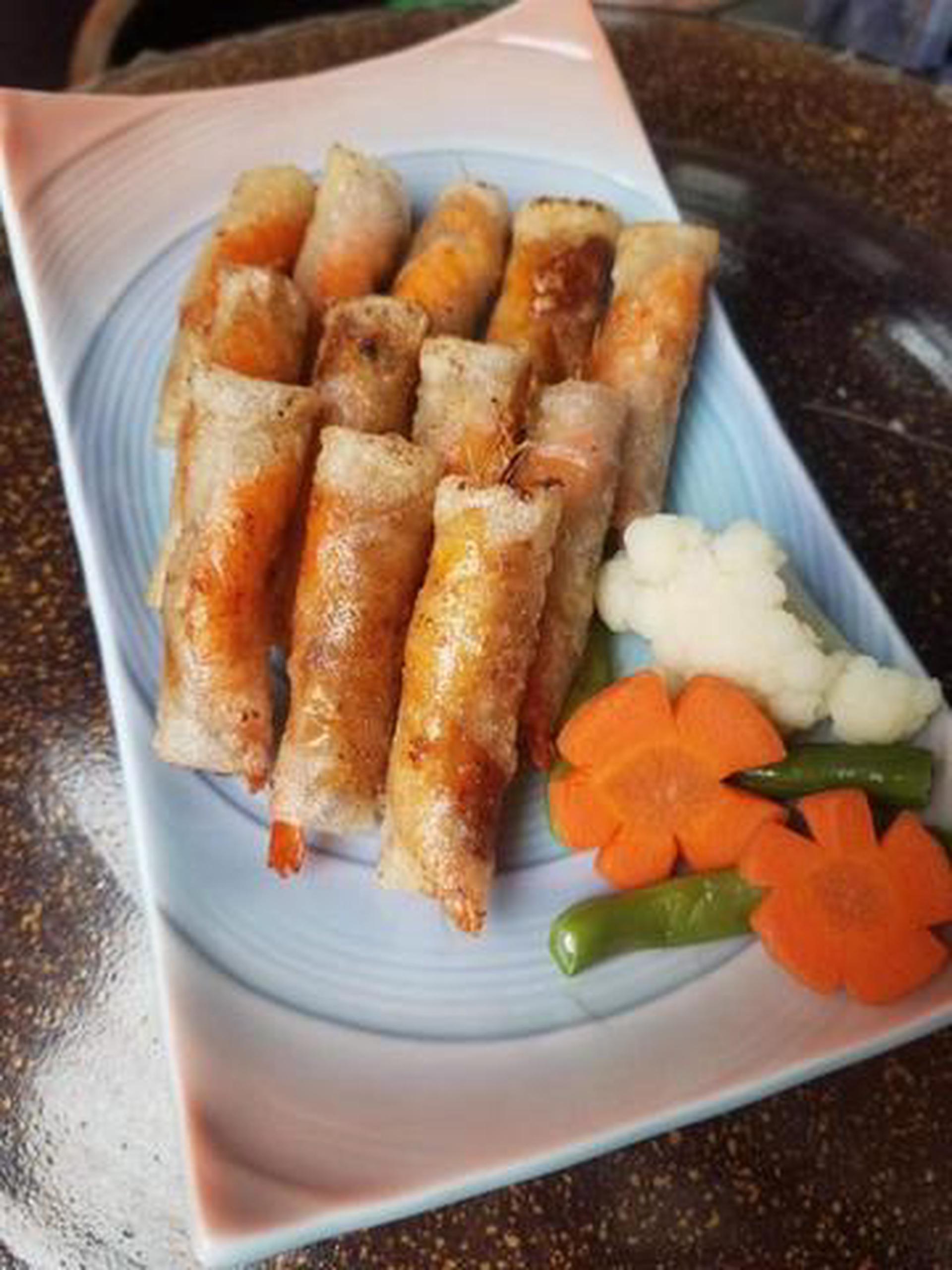 Hình ảnh Chả ram tôm đất chiên sẵn ( 10cuốn )