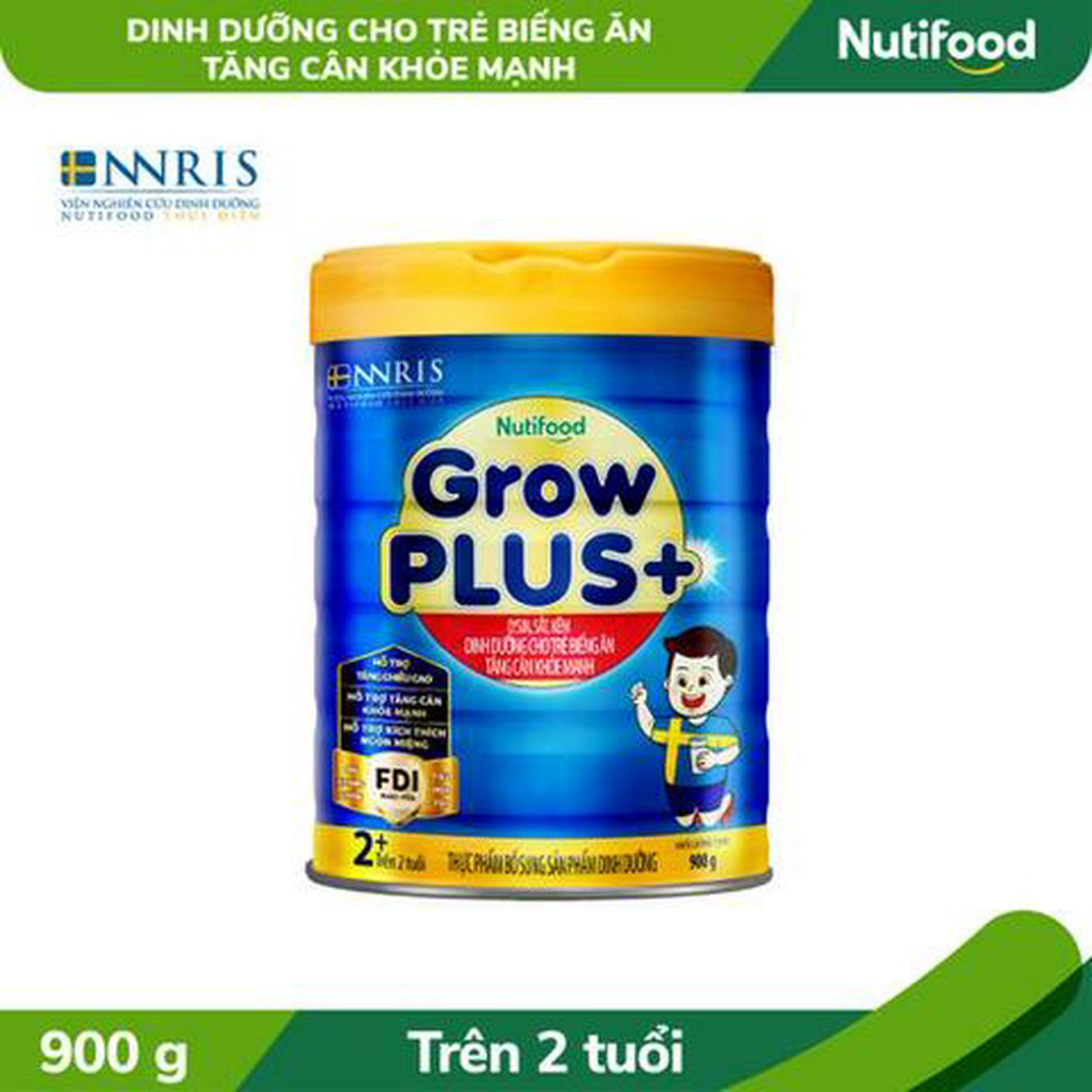 Hình ảnh Sữa Bột Nutifood GrowPLUS+ Biếng Ăn - Tăng cân khỏe mạnh trên 2 tuổi Lon 900g
