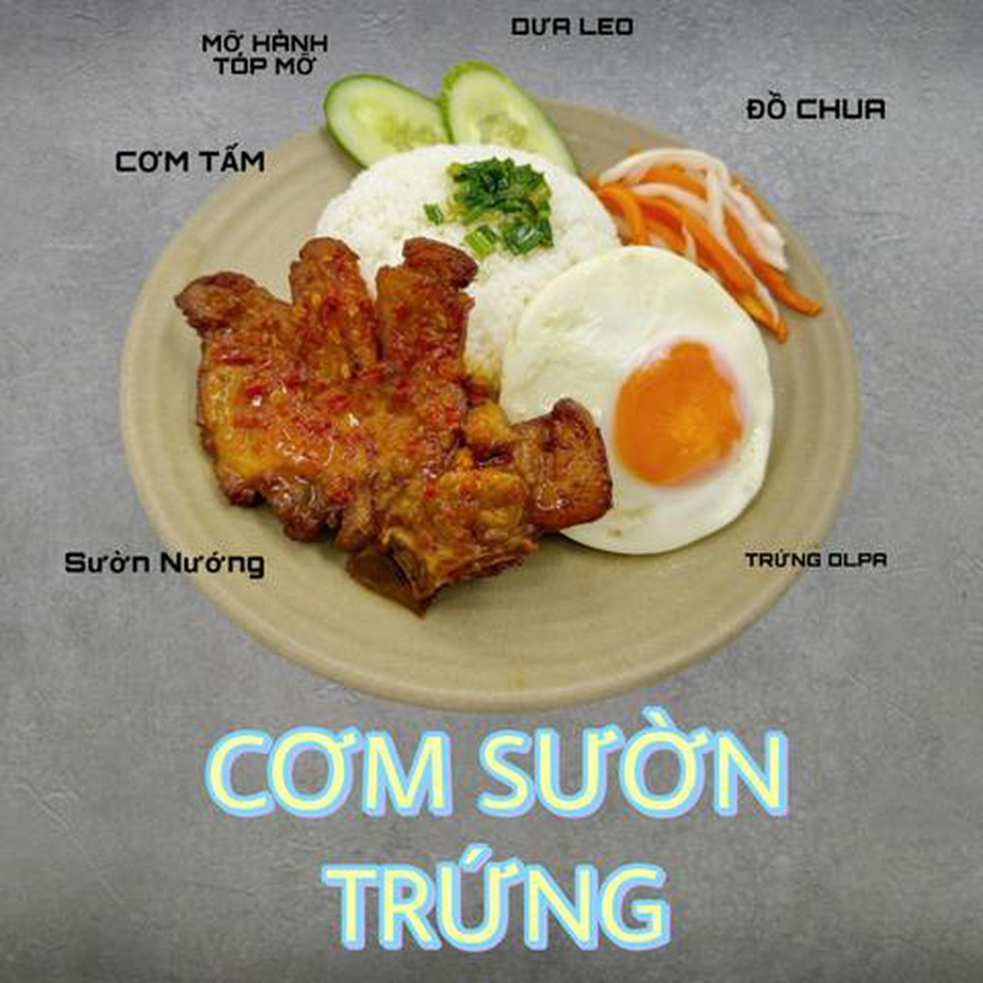 Hình ảnh Cơm tấm sườn trứng