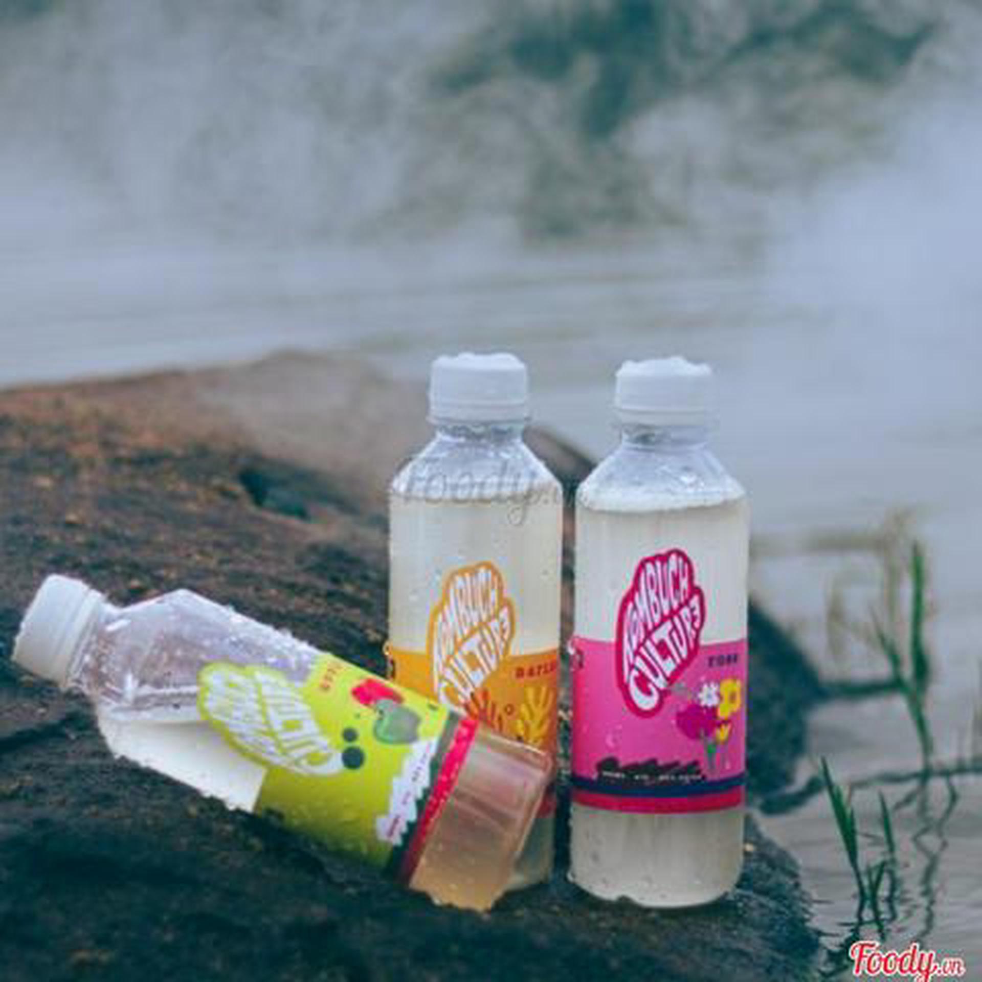 Hình ảnh Kombucha bottled táo