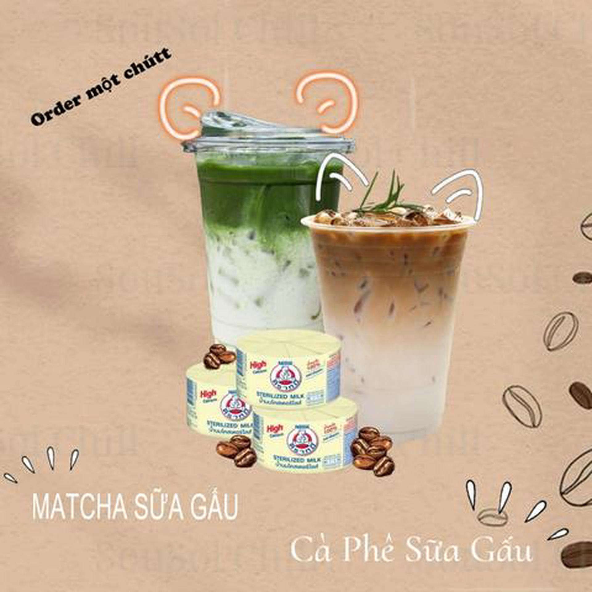 Hình ảnh Matcha Sữa Gấu ( L )