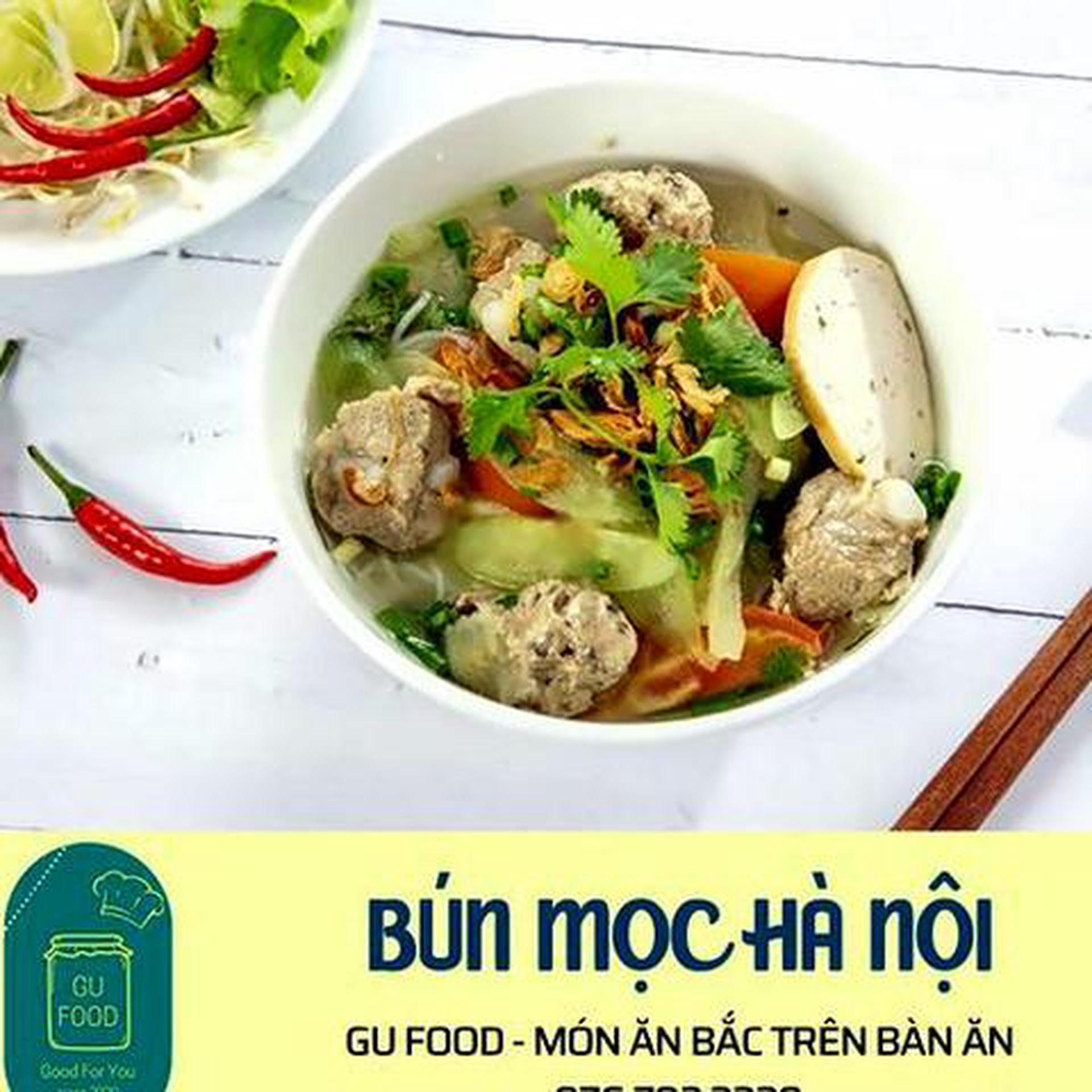 Hình ảnh Bún mọc sườn dọc mùng