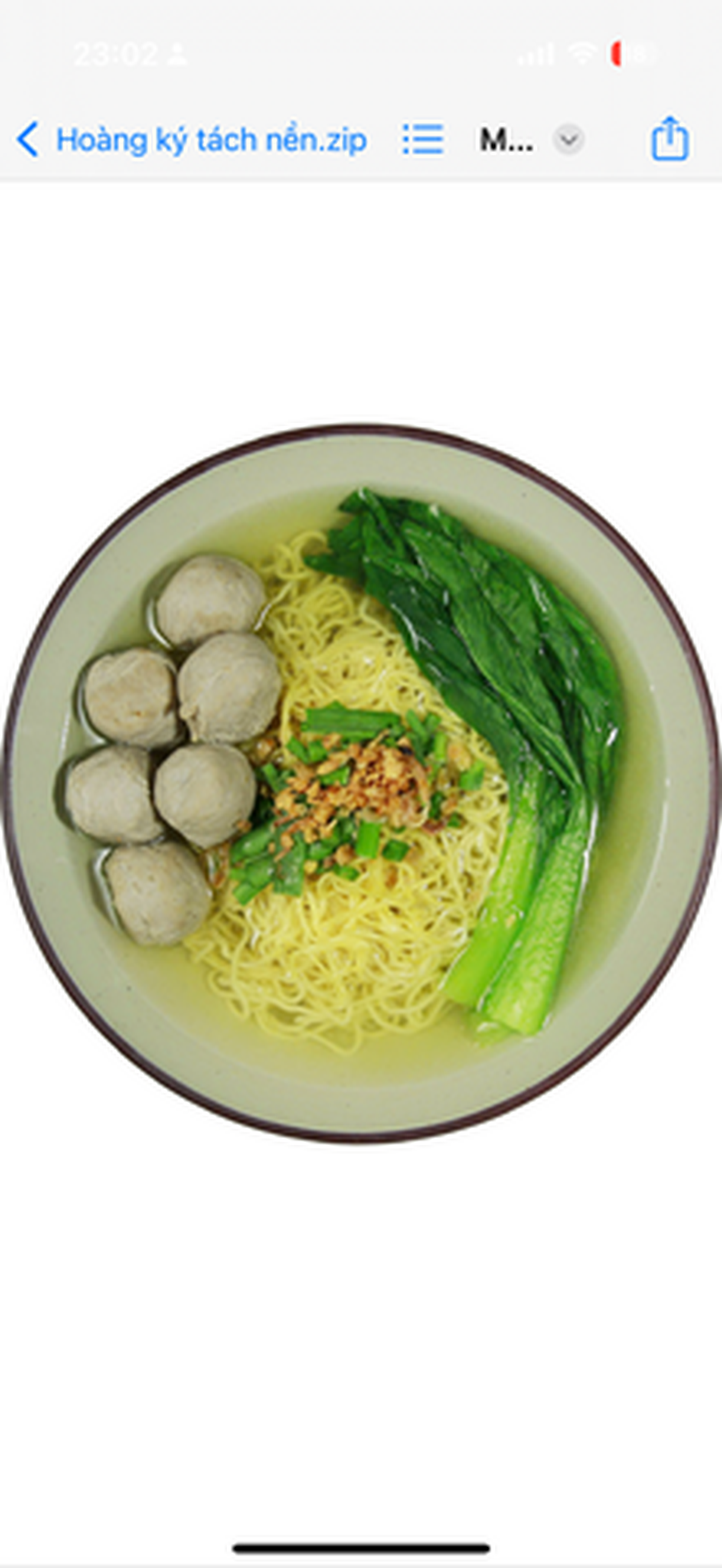 Hình ảnh Mì bò viên