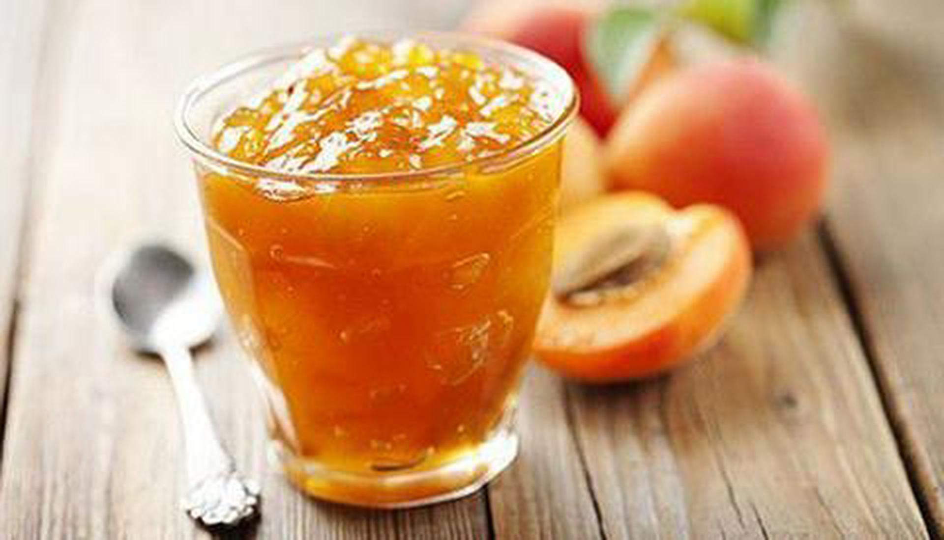 Hình ảnh trà đào dầm ly lớn 