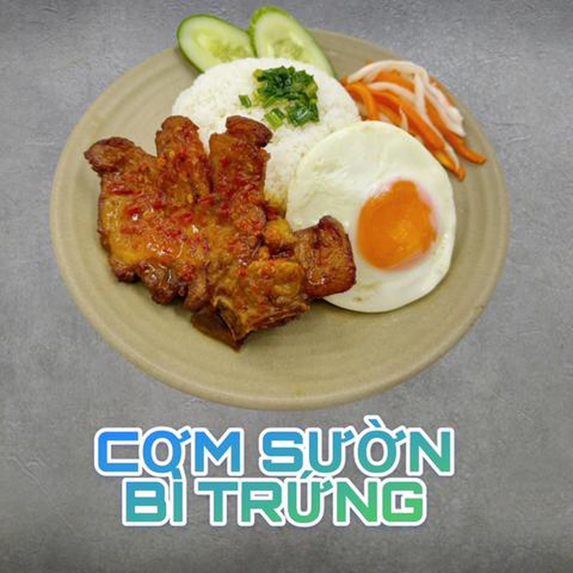 Hình ảnh Cơm Tấm Sườn + Bì + Trứng OPLA