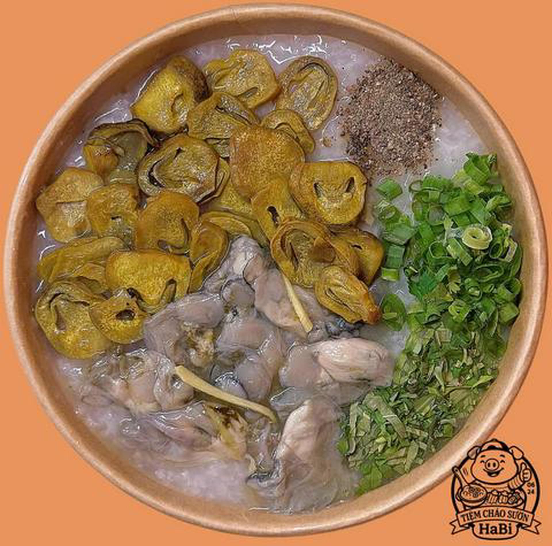 Hình ảnh Cháo hàu sữa nấm rơm