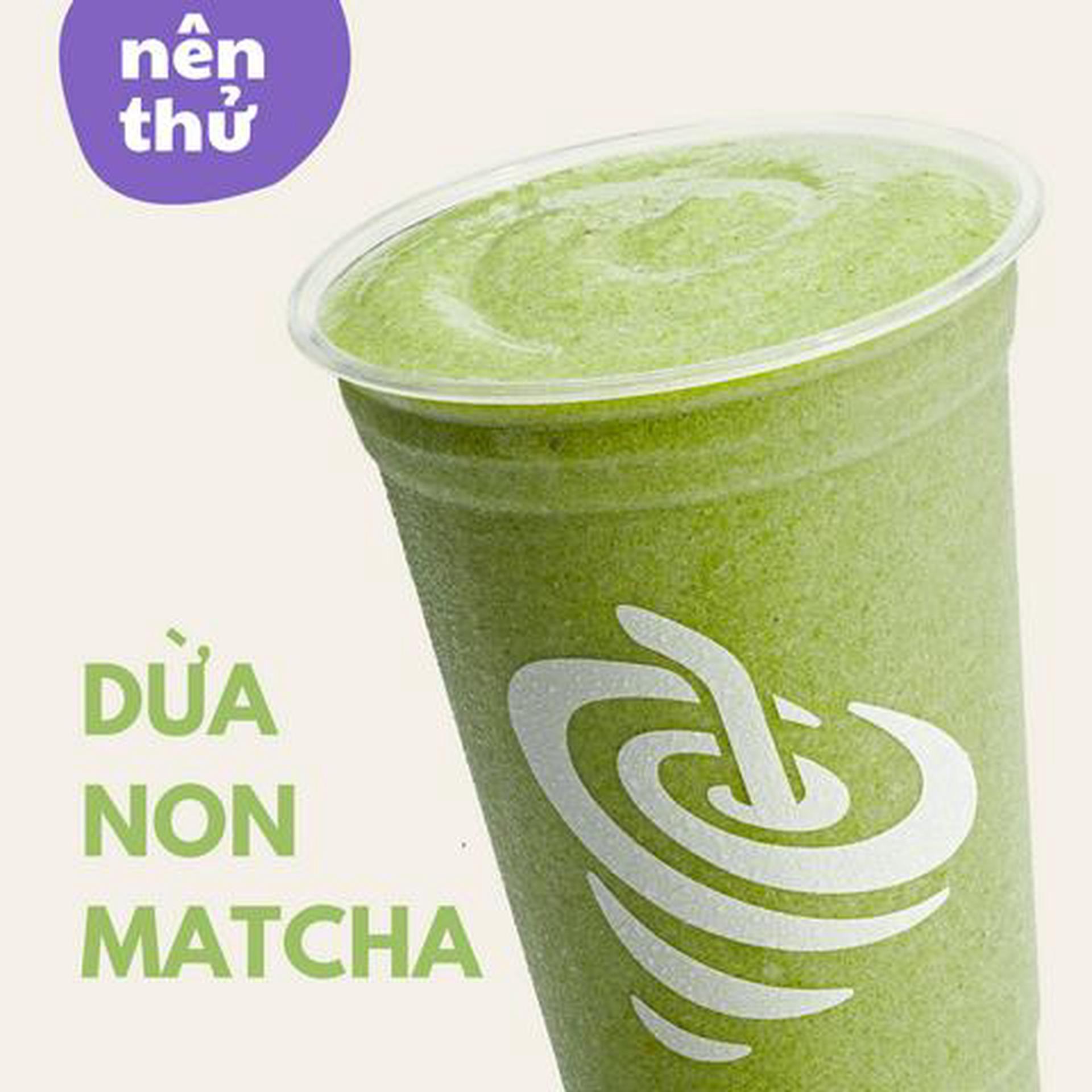 Hình ảnh Smoothie Dừa Non Matcha
