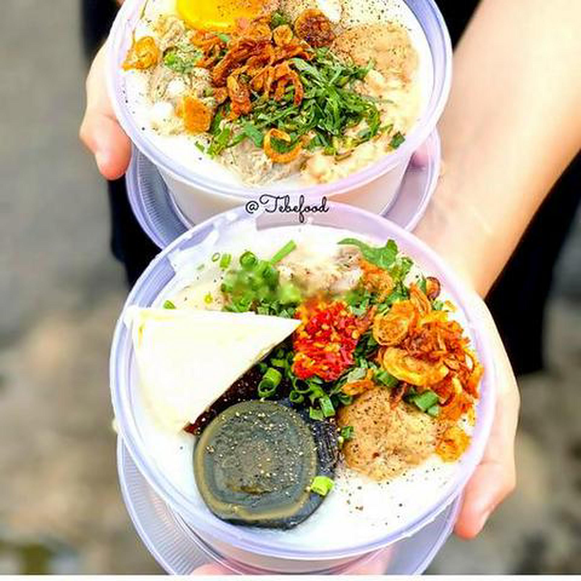 Hình ảnh Cháo thịt phô mai lớn