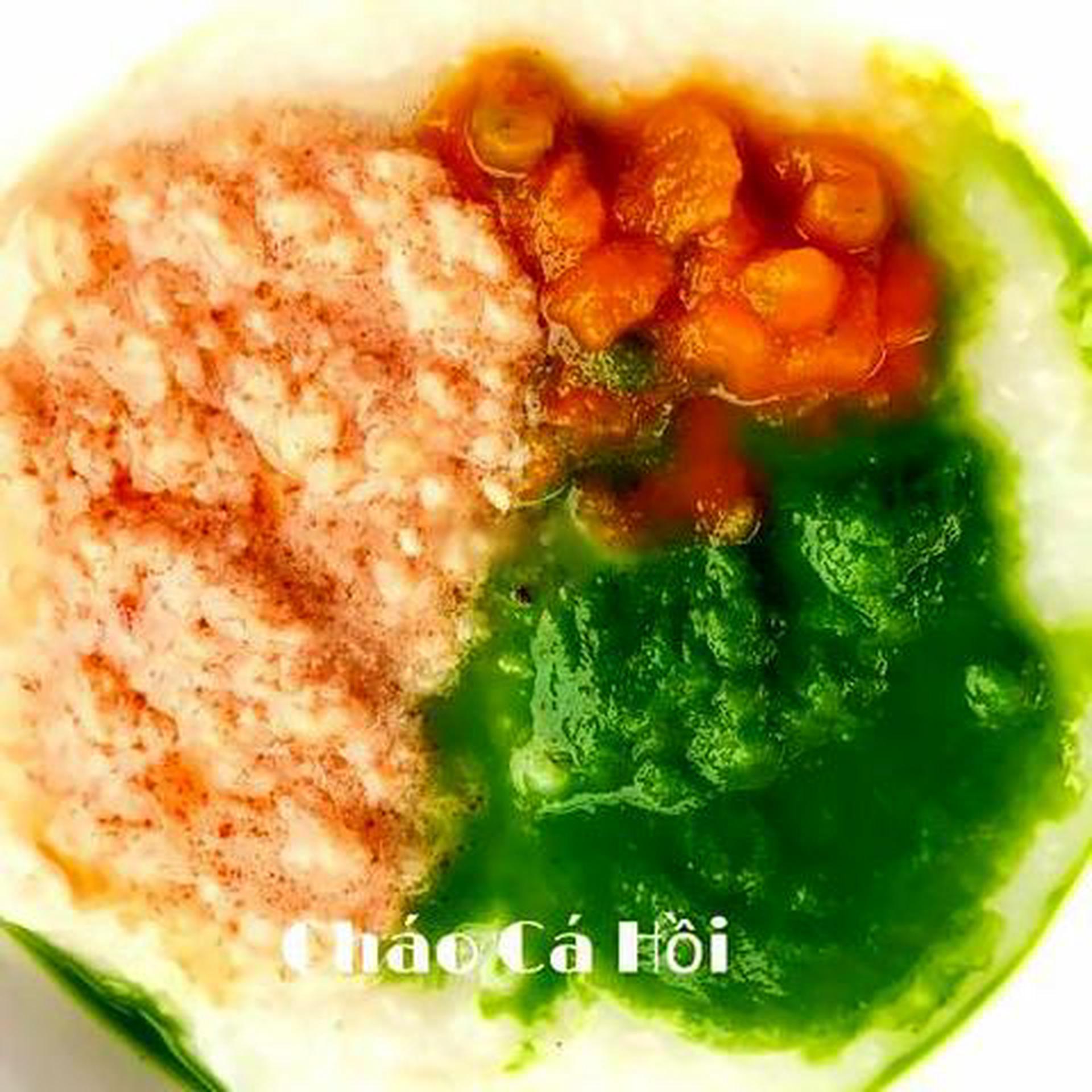 Hình ảnh Cháo cá hồi lớn