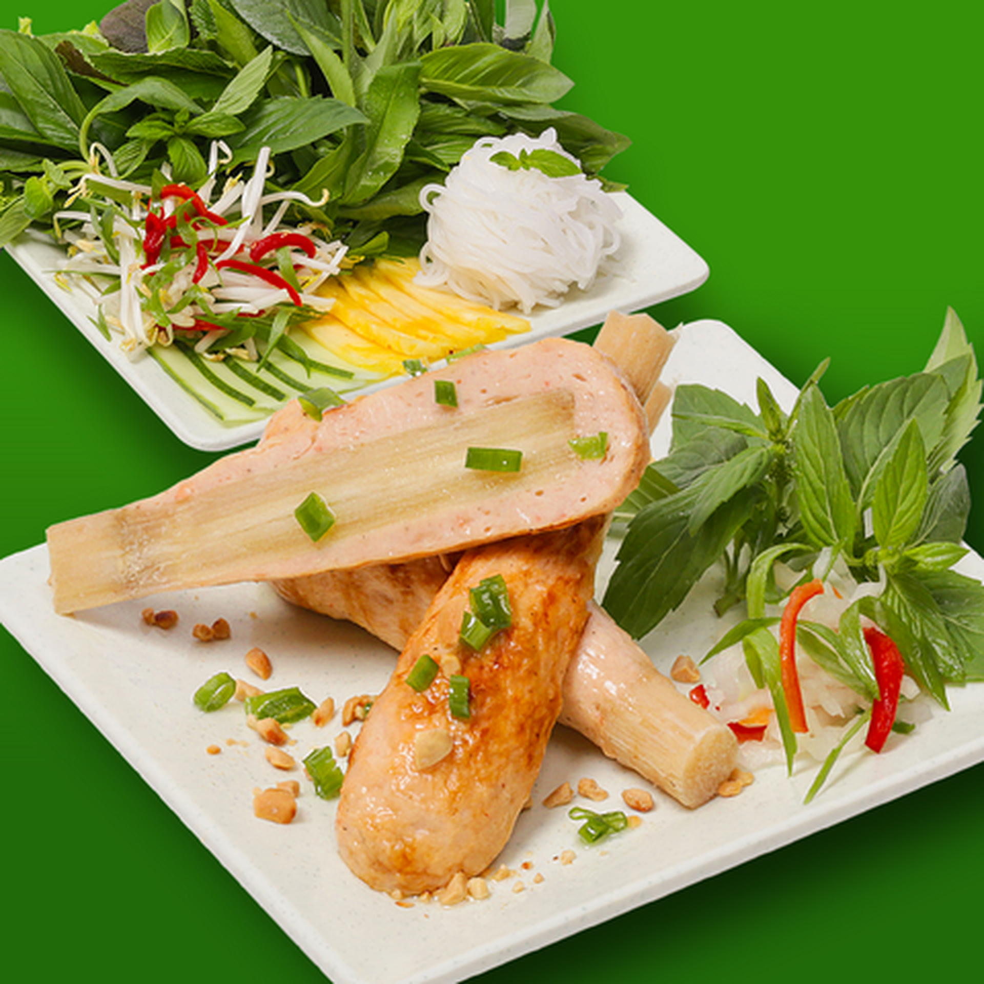 Hình ảnh Chạo tôm nướng mía