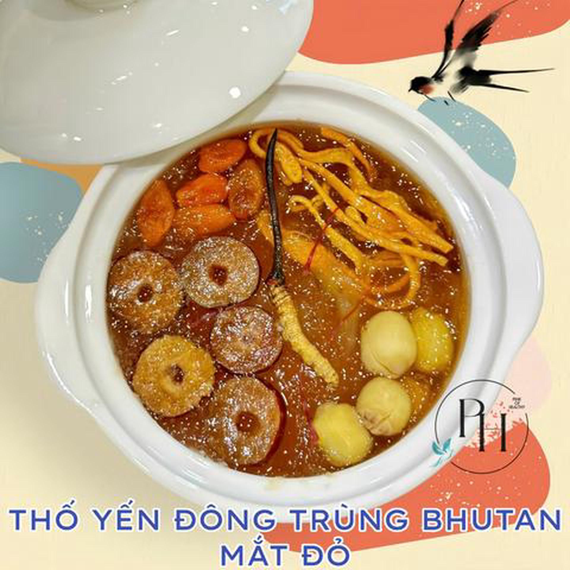 Hình ảnh Thố yến nấm đông trùng Bhutan
