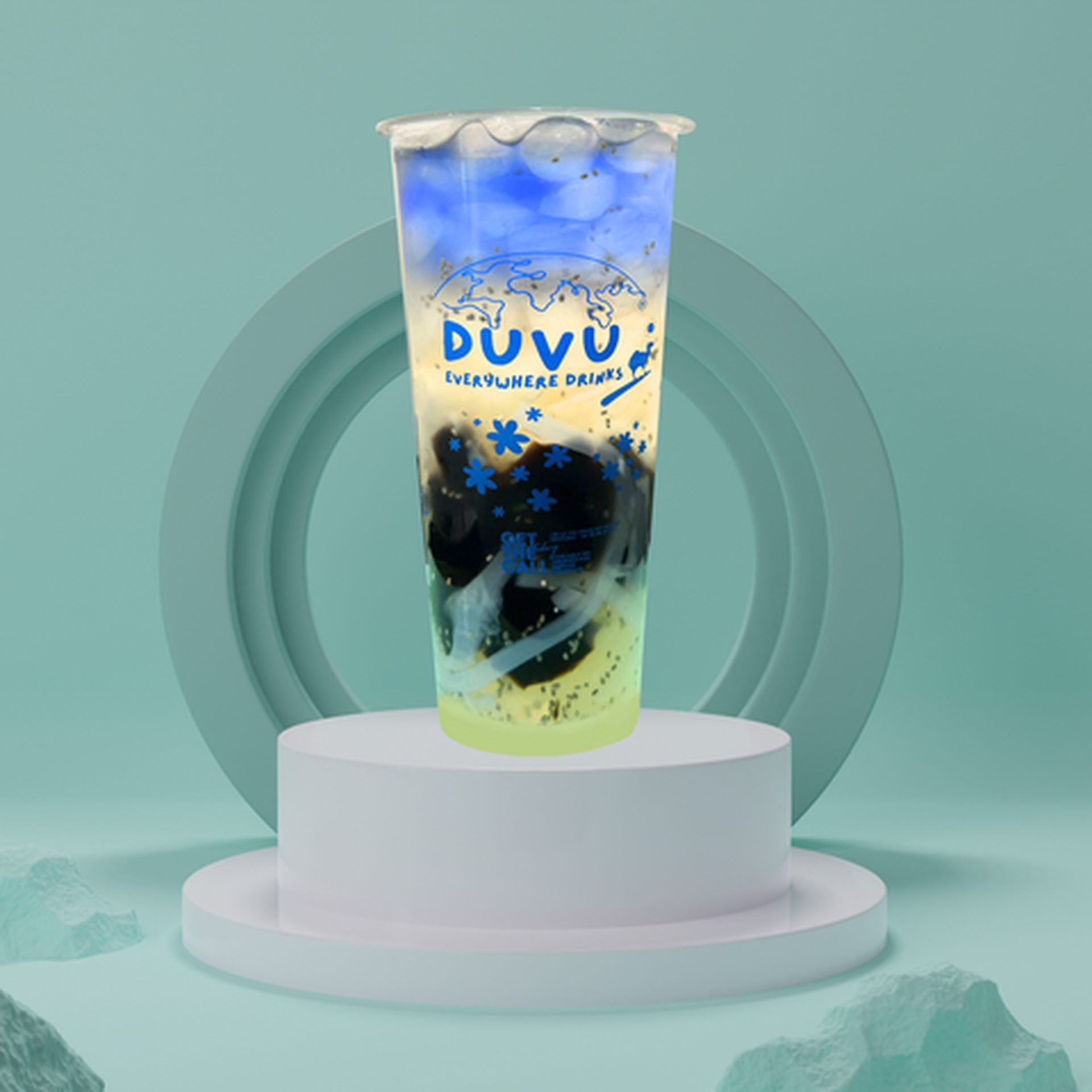 Hình ảnh Nước Dừa Đậu Biếc