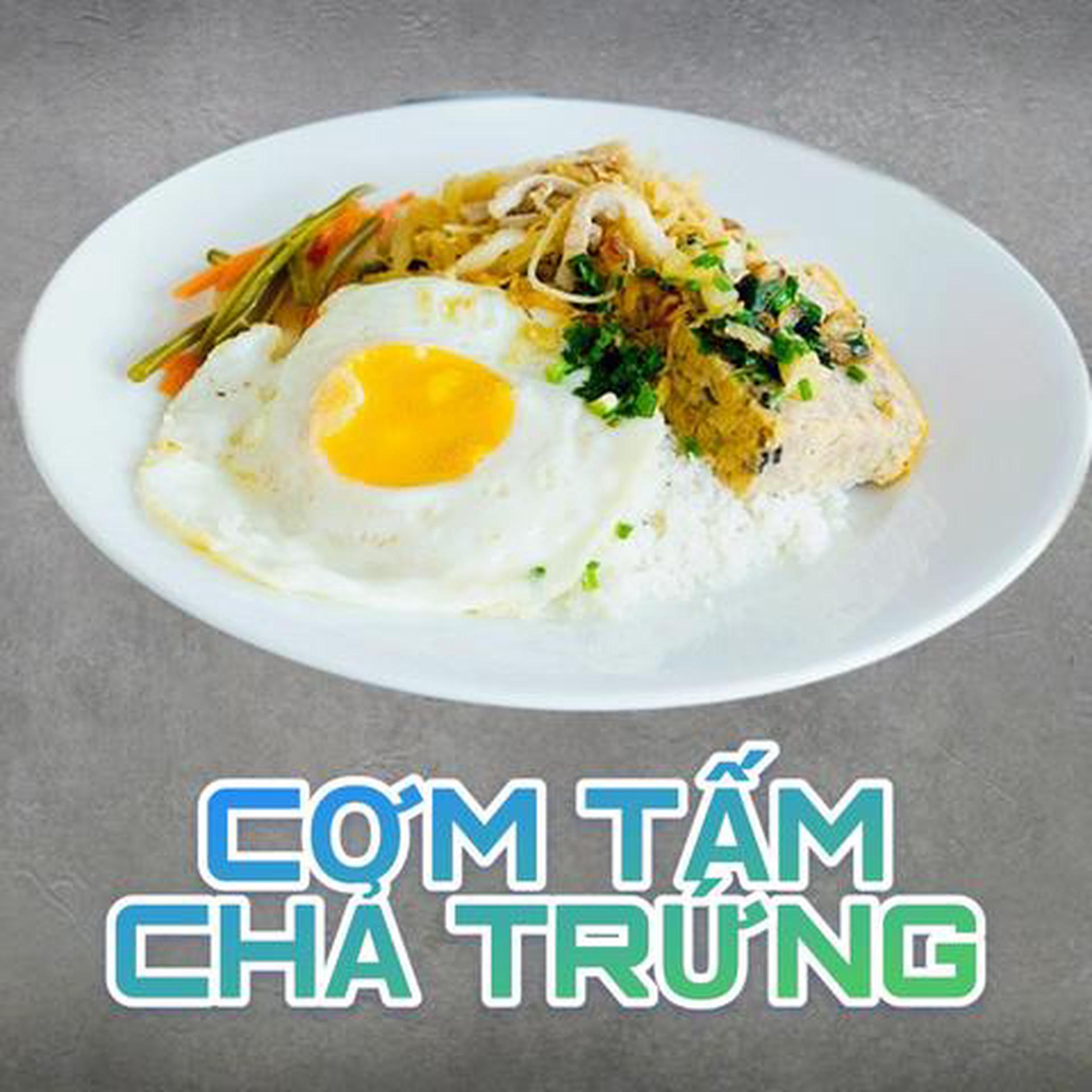 Hình ảnh Cơm Tấm Chả Hấp + Trứng OPLA