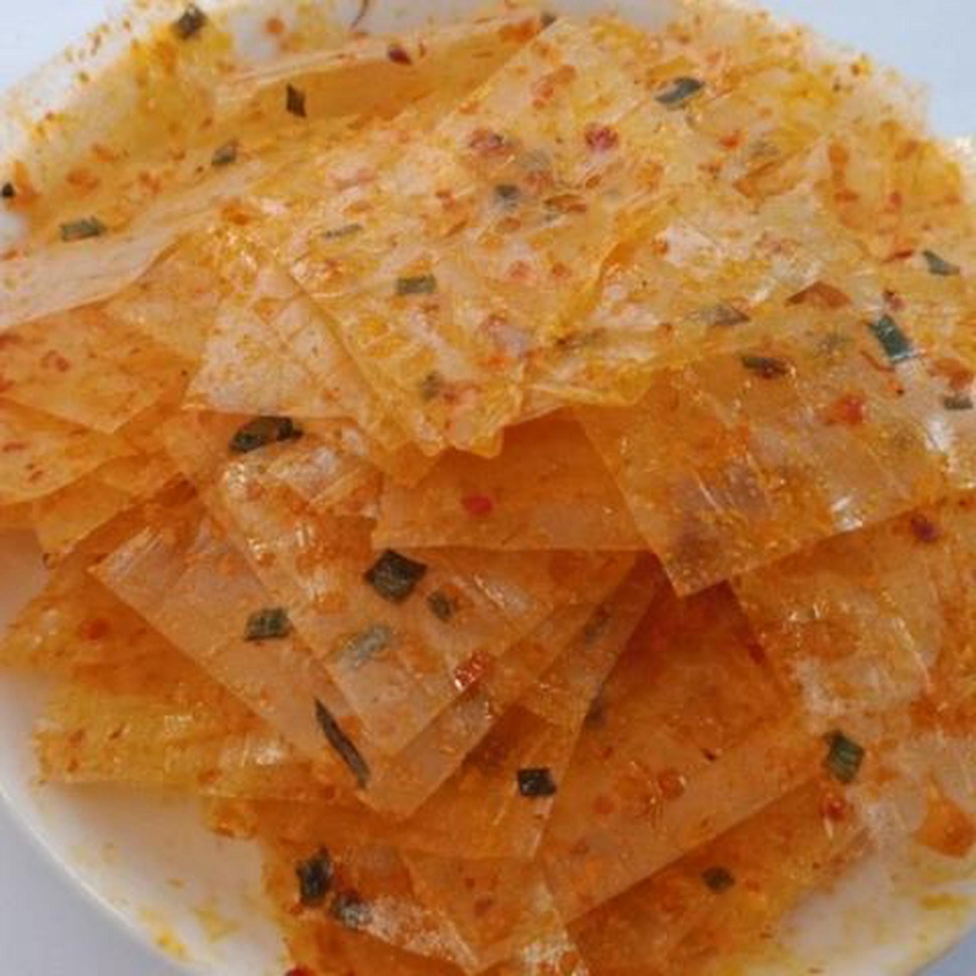 Hình ảnh Bánh tráng trộn sẵn tôm sate