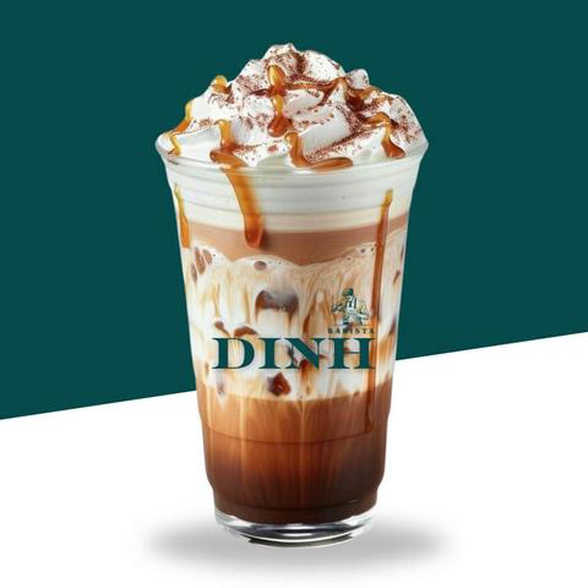 Hình ảnh Cà phê caramel kem muối - Salted caramel cream coffee