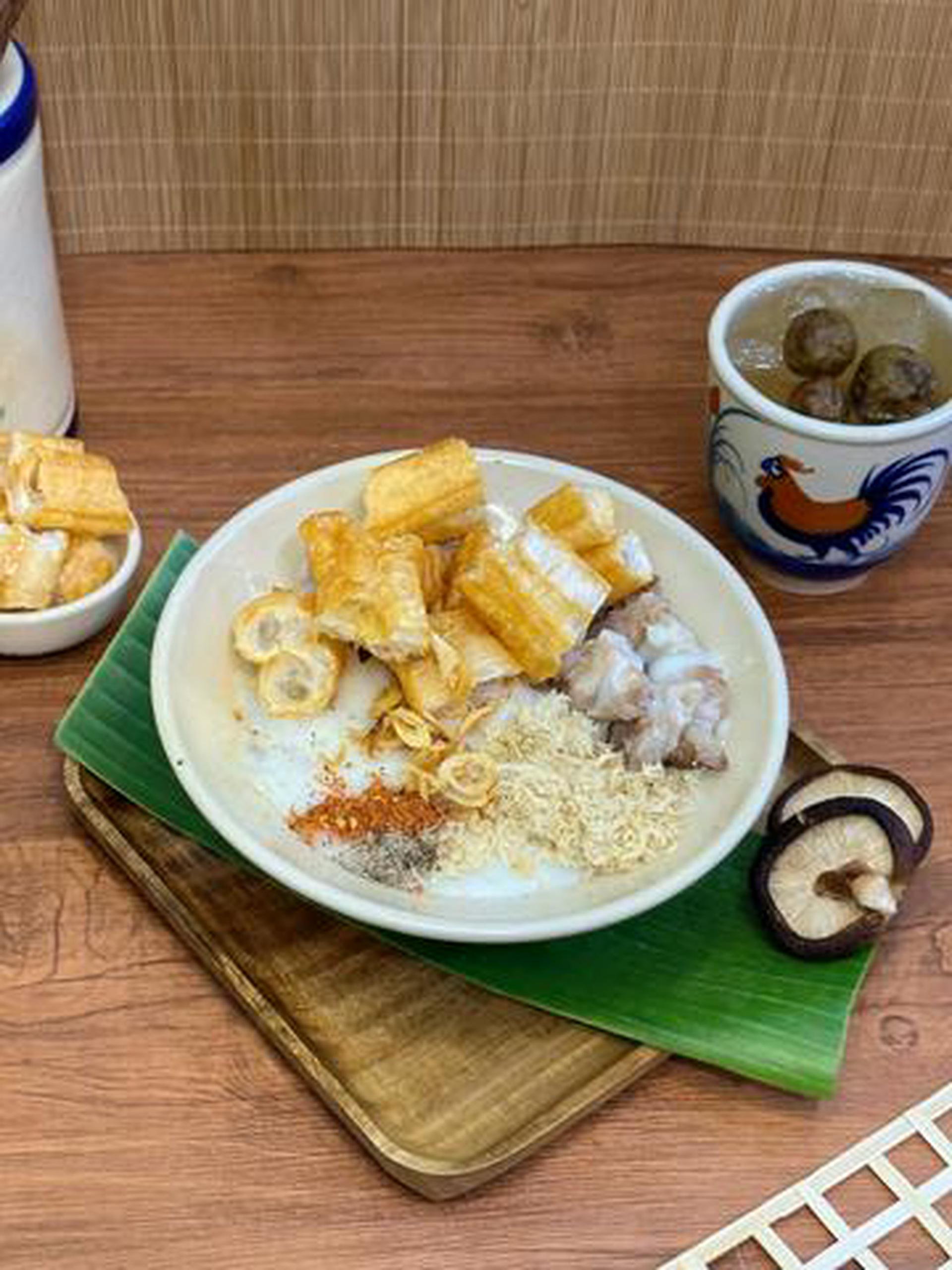 Hình ảnh Combo cháo sườn Hà Nội đặc biệt + Nước trái cây bất kỳ