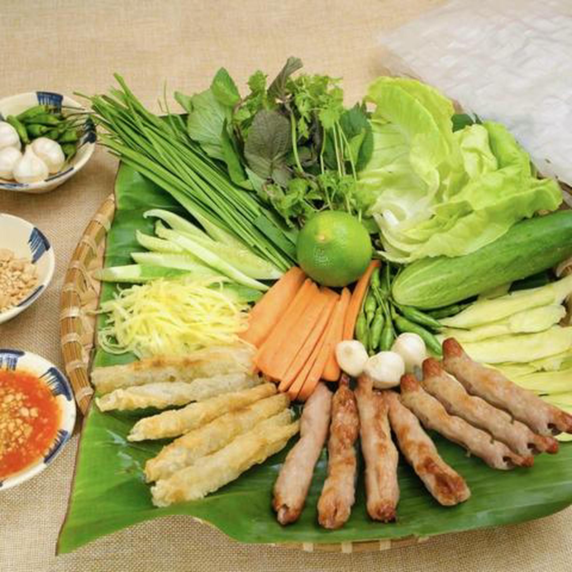 Hình ảnh Nem nướng Nha Trang - mẹt 1 người