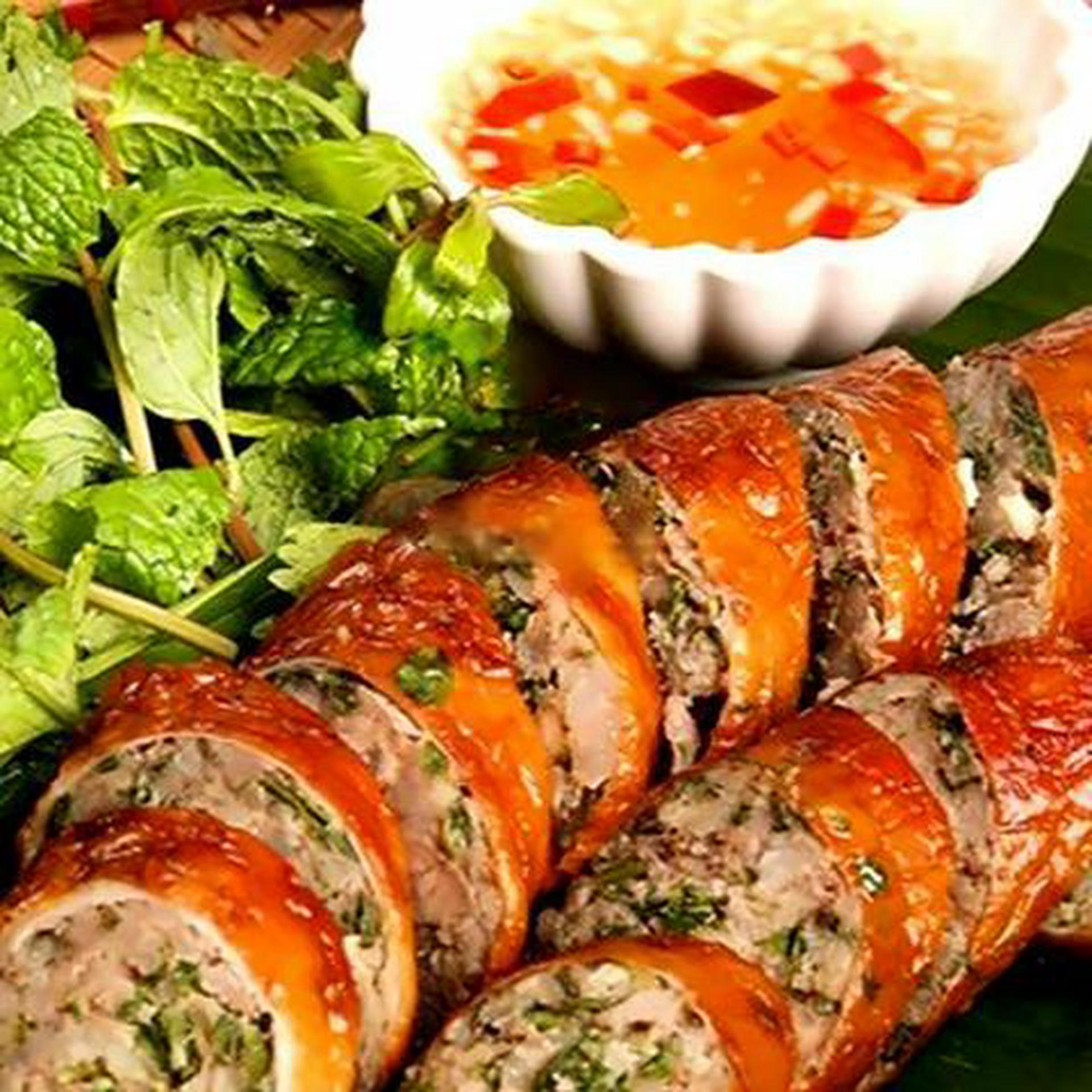 Hình ảnh Dồi Sụn Nướng Thêm
