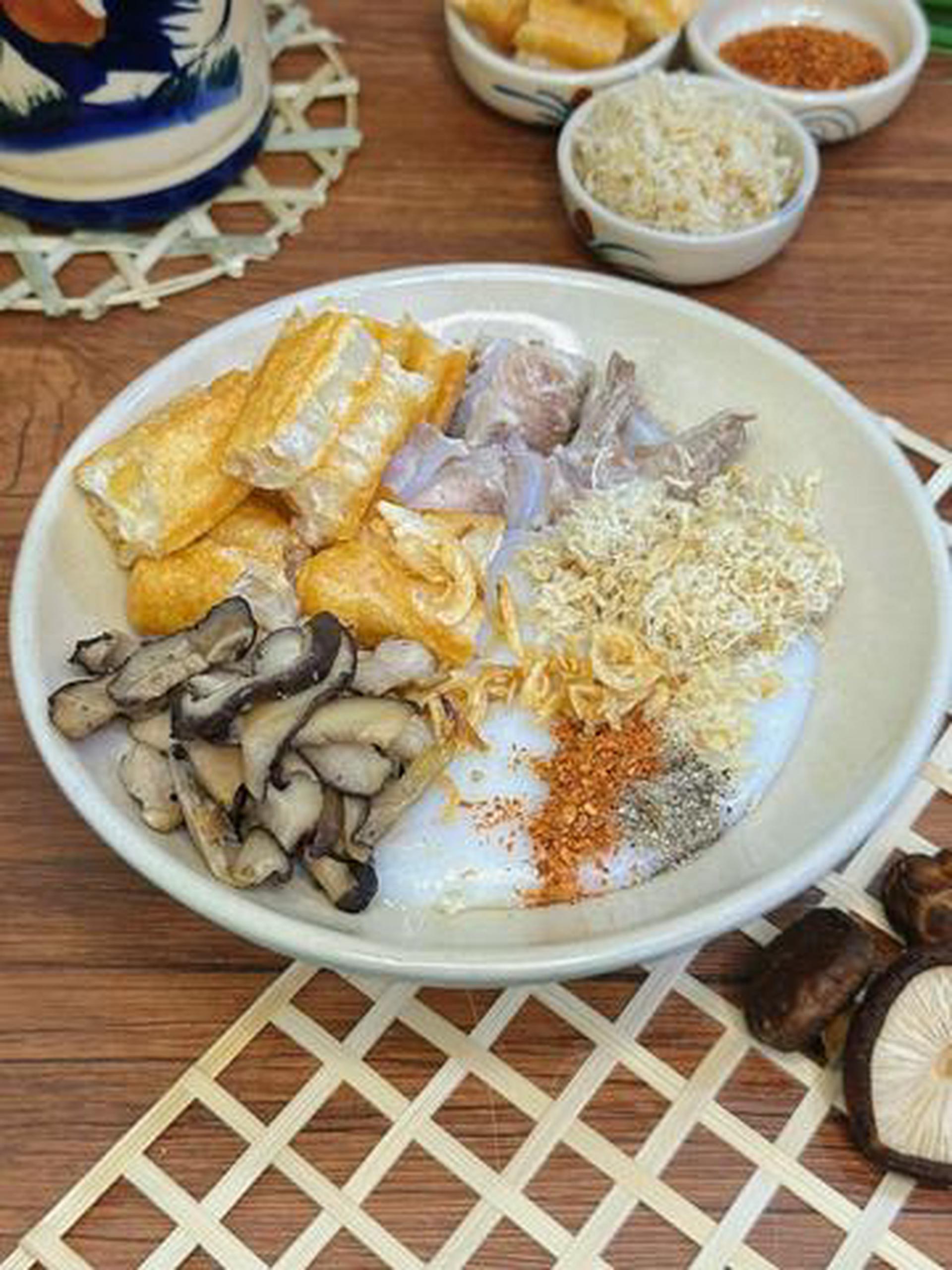 Hình ảnh Combo cháo sườn Hà Nội đủ đầy